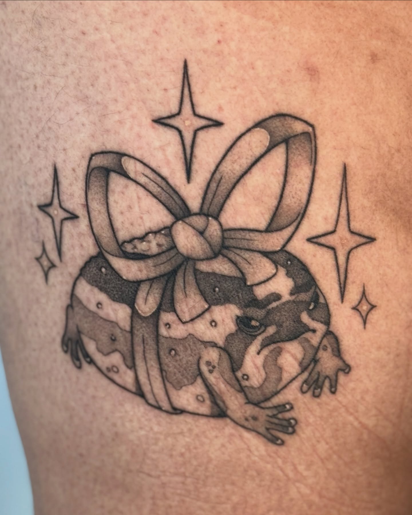 Tattoo by @deerbatstats — black_and_grey