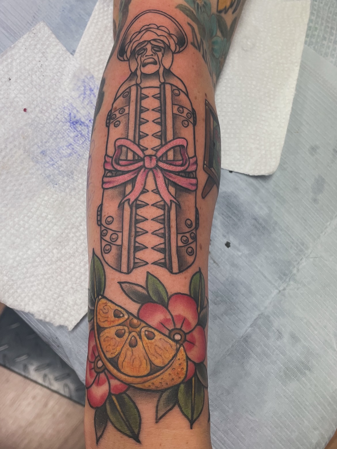 Tattoo by @kayt_tattoos — american_traditional, dotwork
