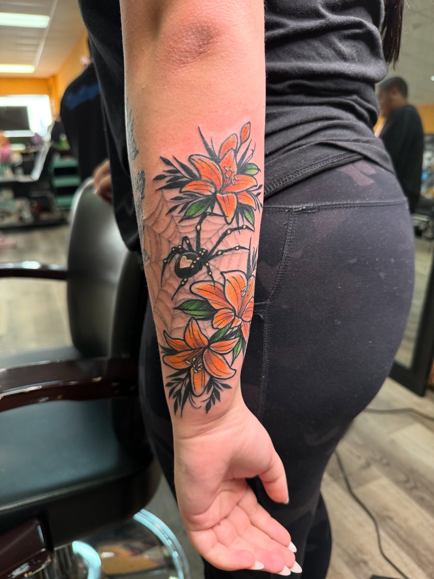 Tattoo by @jinx_removing โ american_traditional, dotwork
