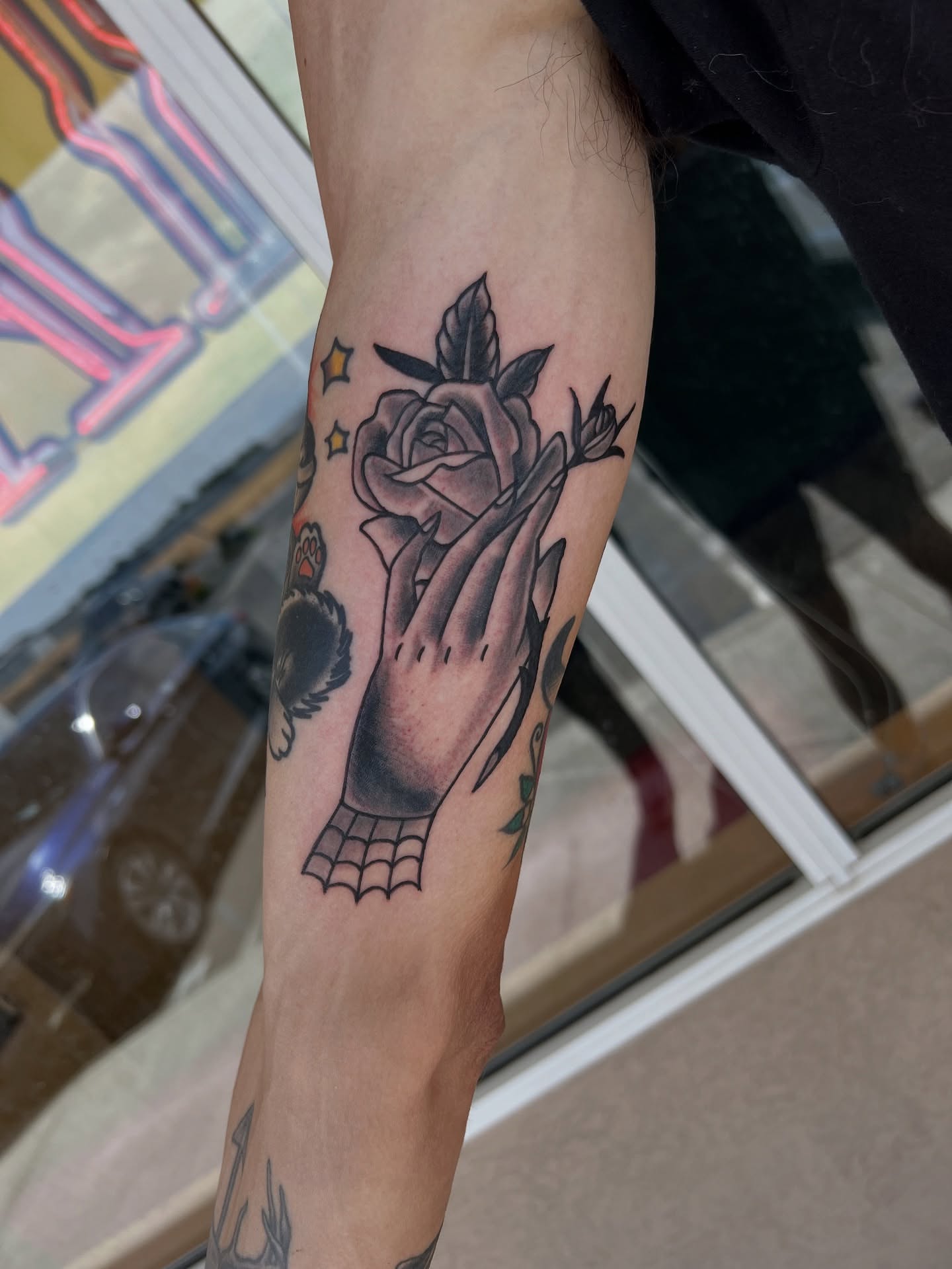 Tattoo by @jinx_removing โ american_traditional, black_and_grey