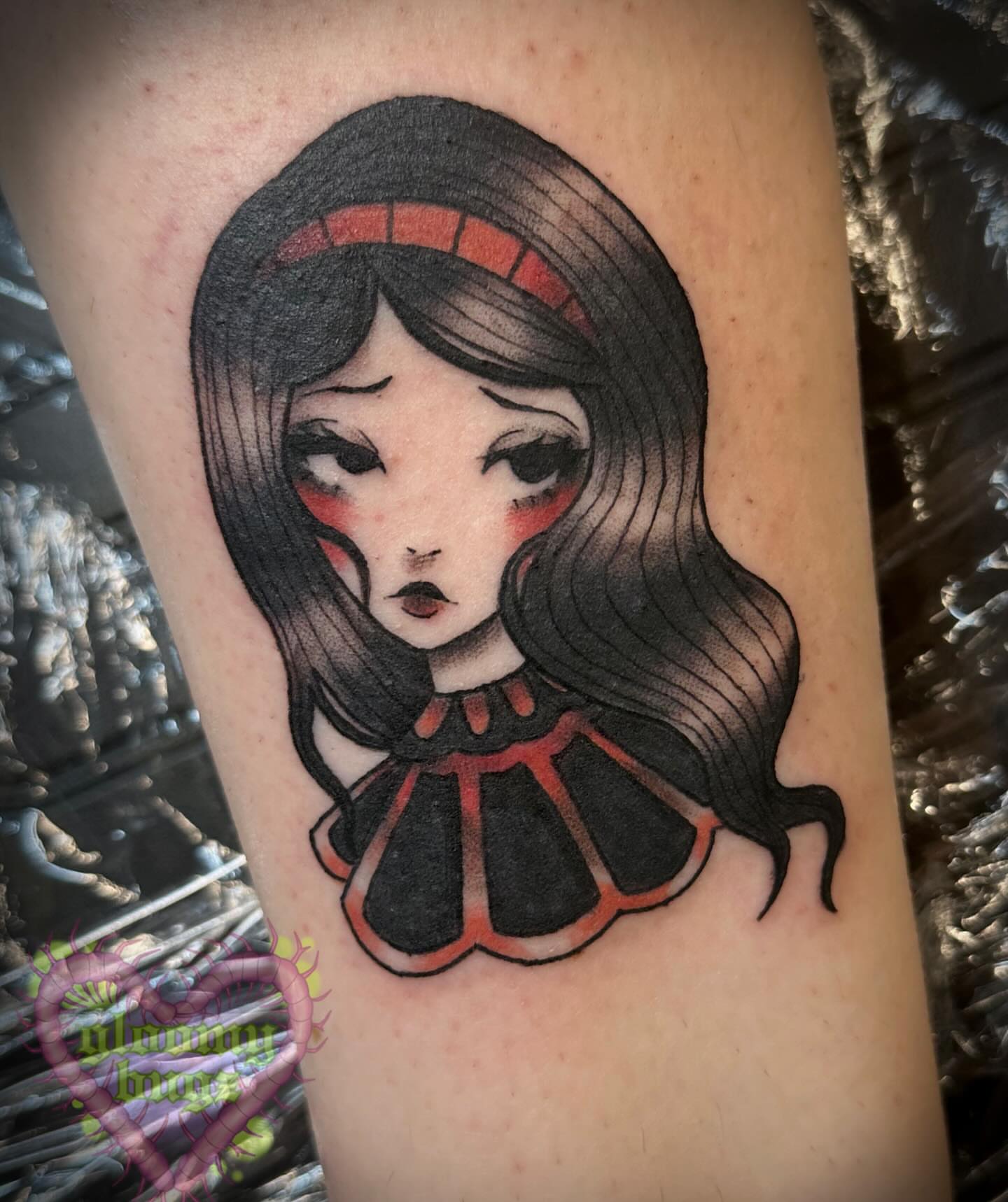Tattoo by @gloomybugz — anime