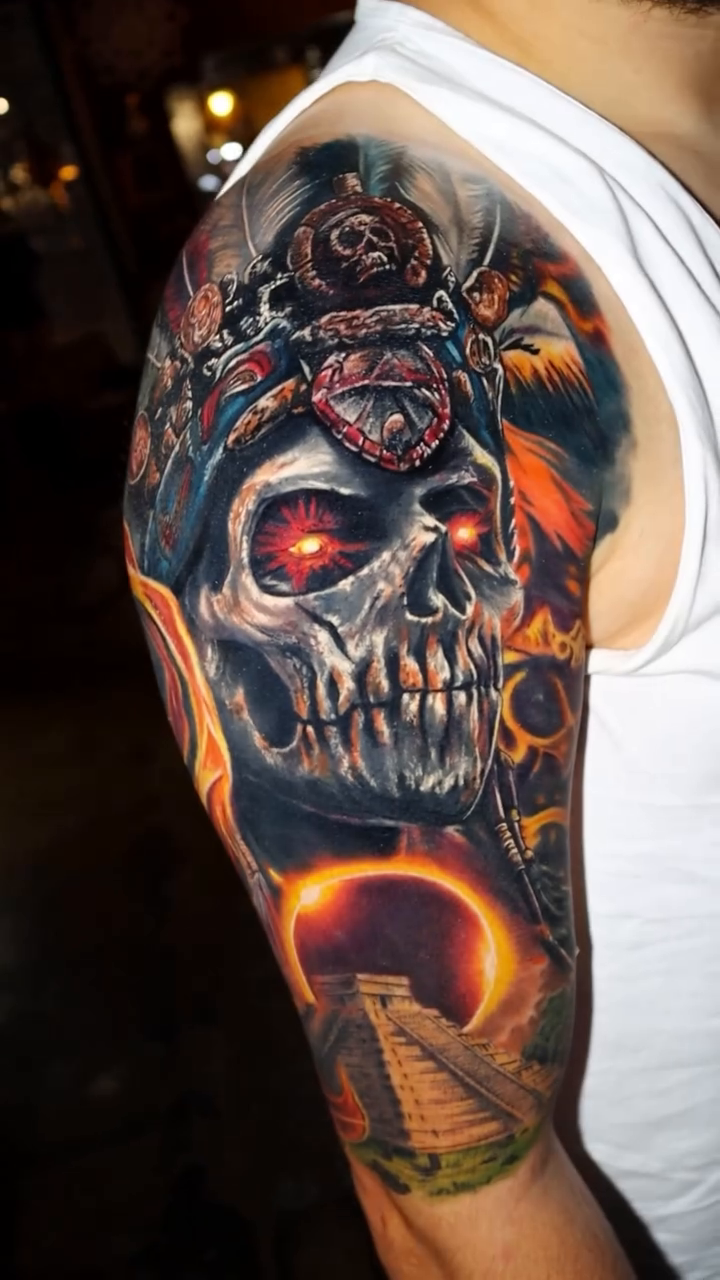 Tattoo by @gbarreratattoos — realism, dark_realism