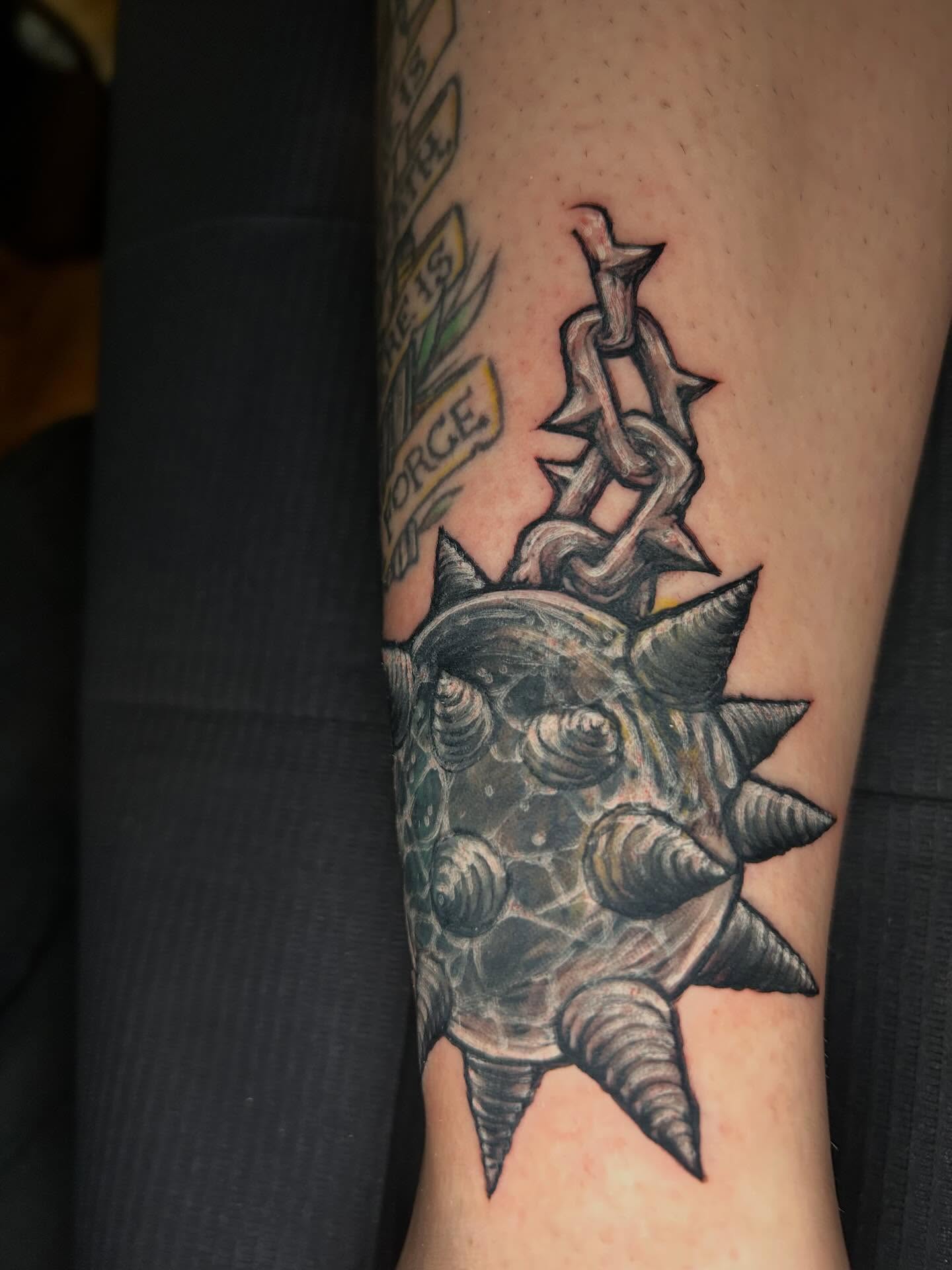 Tattoo by @jon_f_n_story — black_and_grey