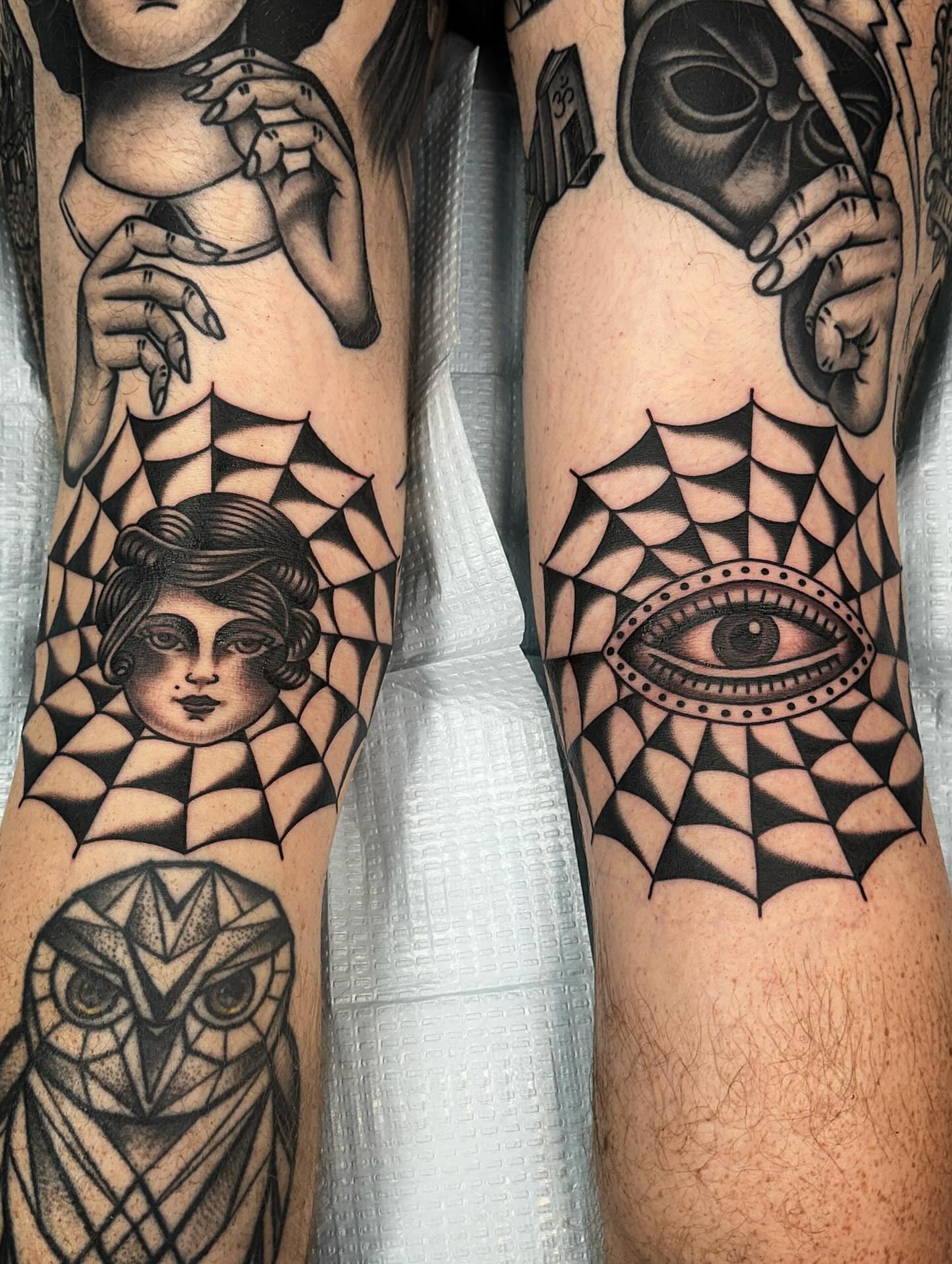 Geometric patterns geometric tattoo on the forearm by Nathan Rohrbacher, Nashville, Tennessee