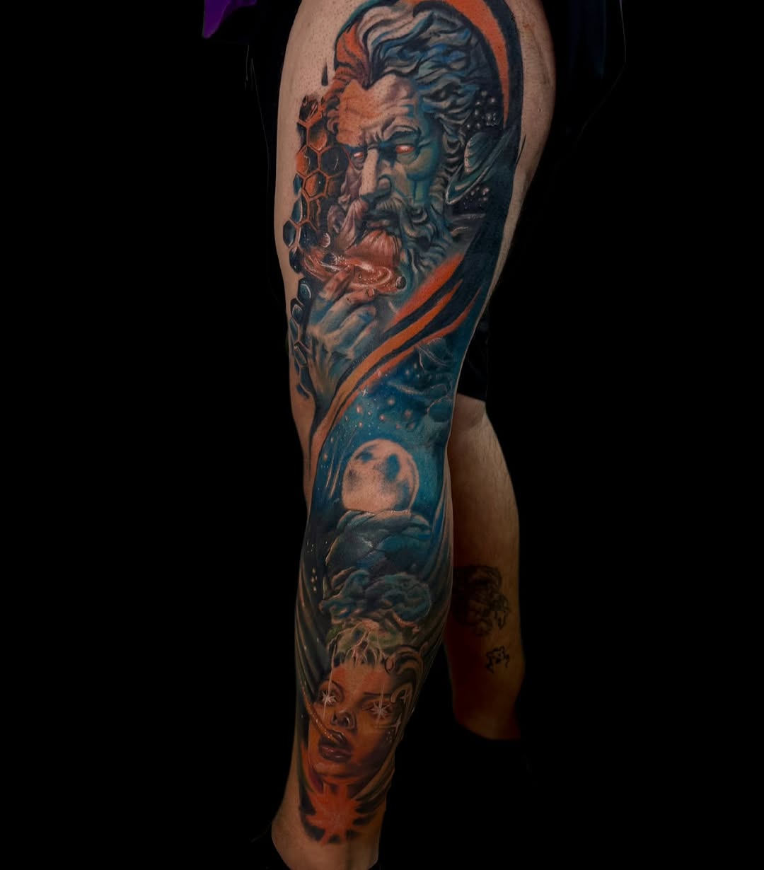 Tattoo by @asia_rene__ β realism, black_and_grey