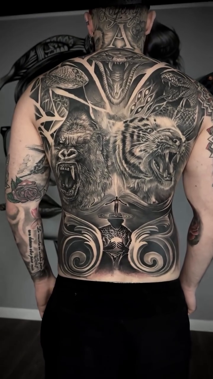 Tattoo by @davidsontattoortg β black_and_grey, realism