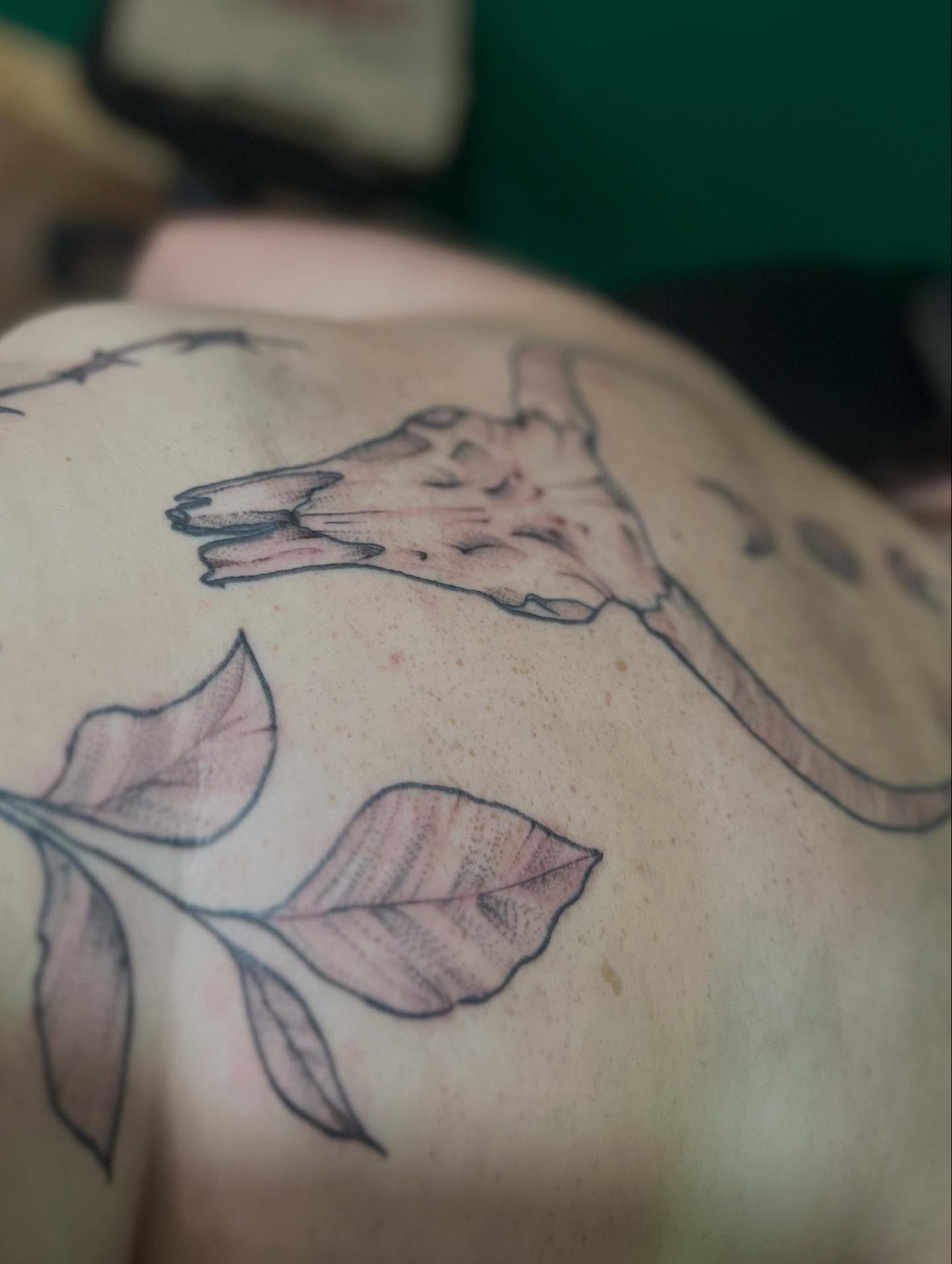 Tattoo by @highly_carver — dotwork, realism