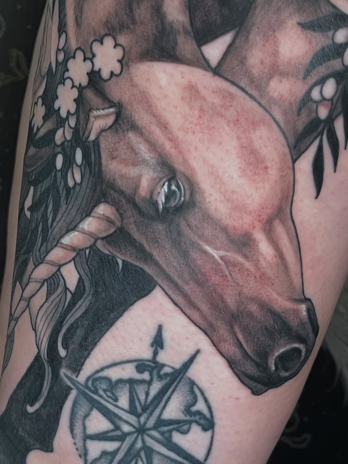 Tattoo by @betsy.ebsen.tattoos — realism, black_and_grey