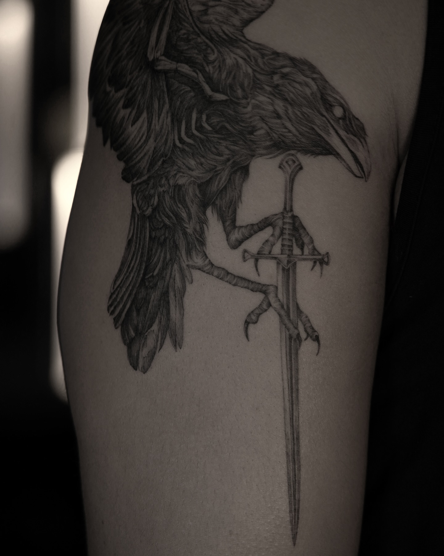 Tattoo by @the_devlintattoos — black_and_grey, realism