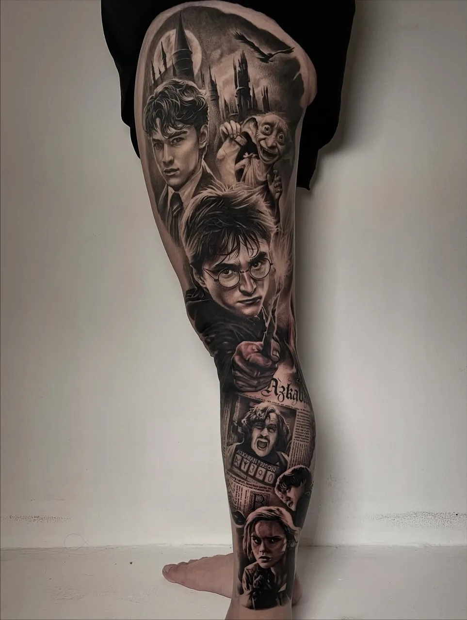 Tattoo by @micogeologo_tattoo — realism, black_and_grey