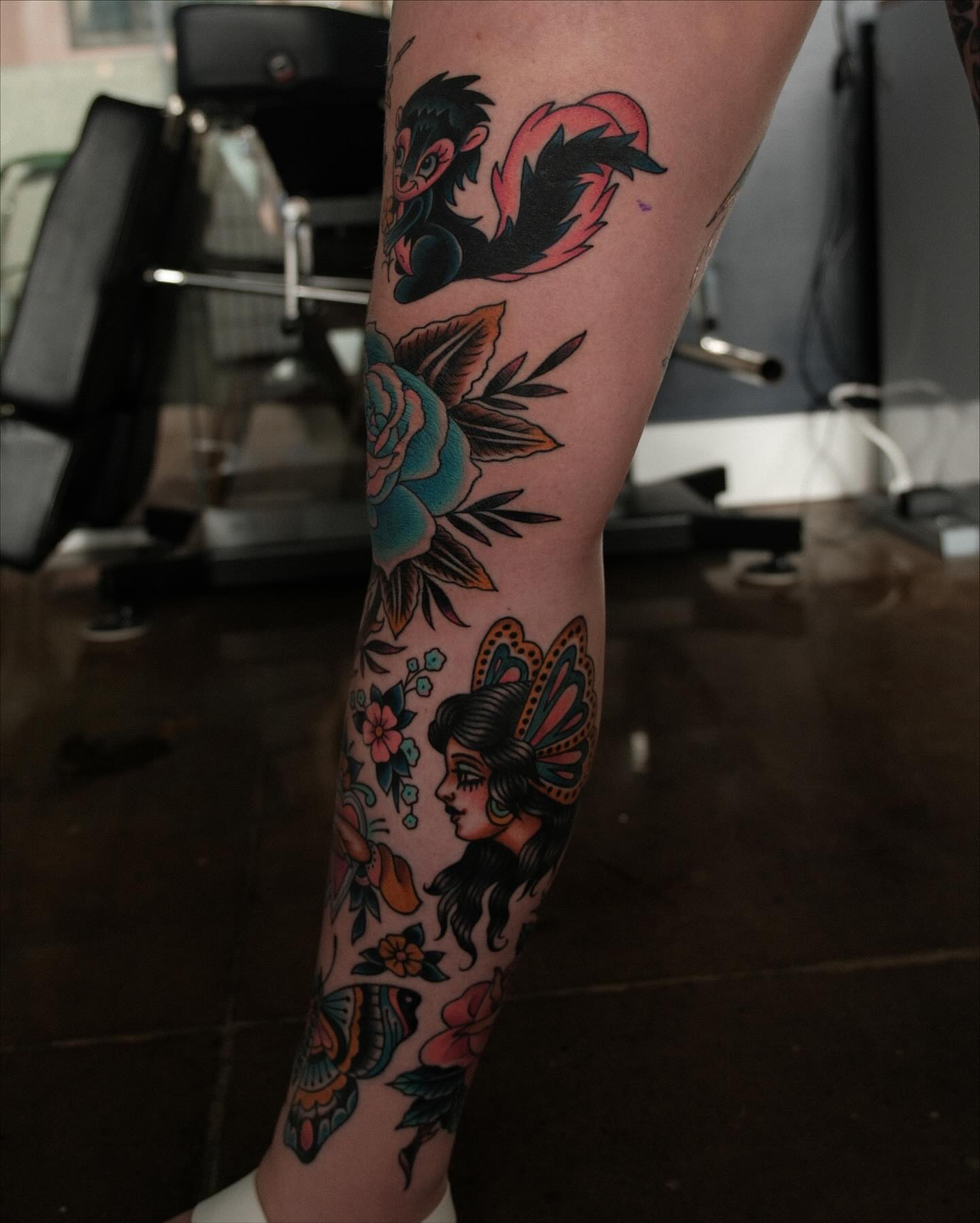 Tattoo by @davidbruehl — american_traditional, neo_traditional