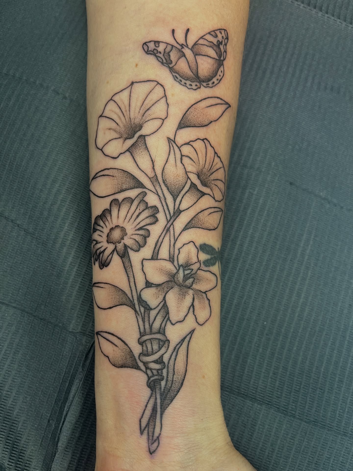 Tattoo by @anya.artistry.tattoos — black_and_grey