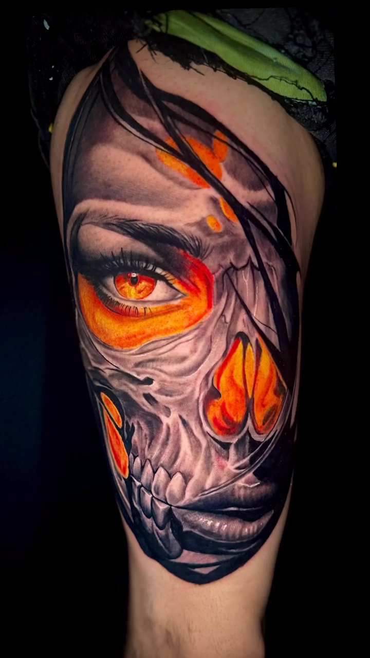 Tattoo work at Virginia Beach Tattoo Festival 2026