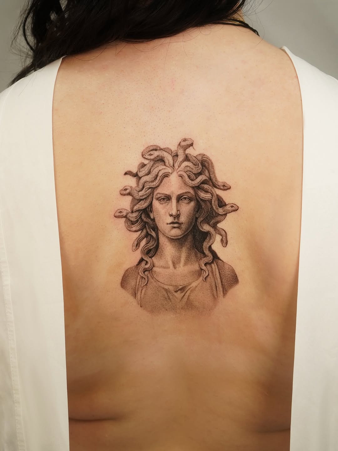 Tattoo by @tinnasole — realism, black_and_grey