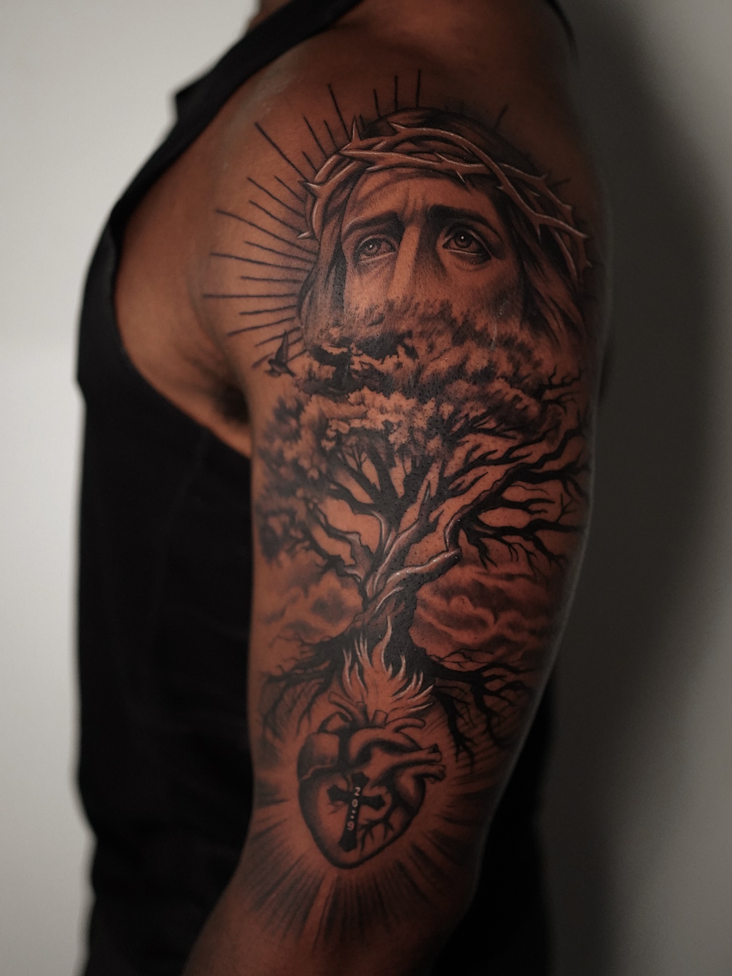Tattoo by @jess.psychedelia — realism, dark_realism