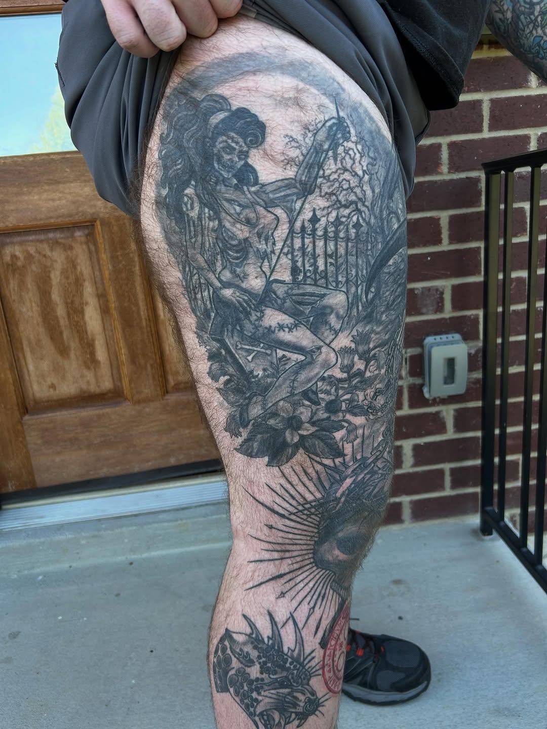 Tattoo by @bhendrixart — dark_realism, black_and_grey