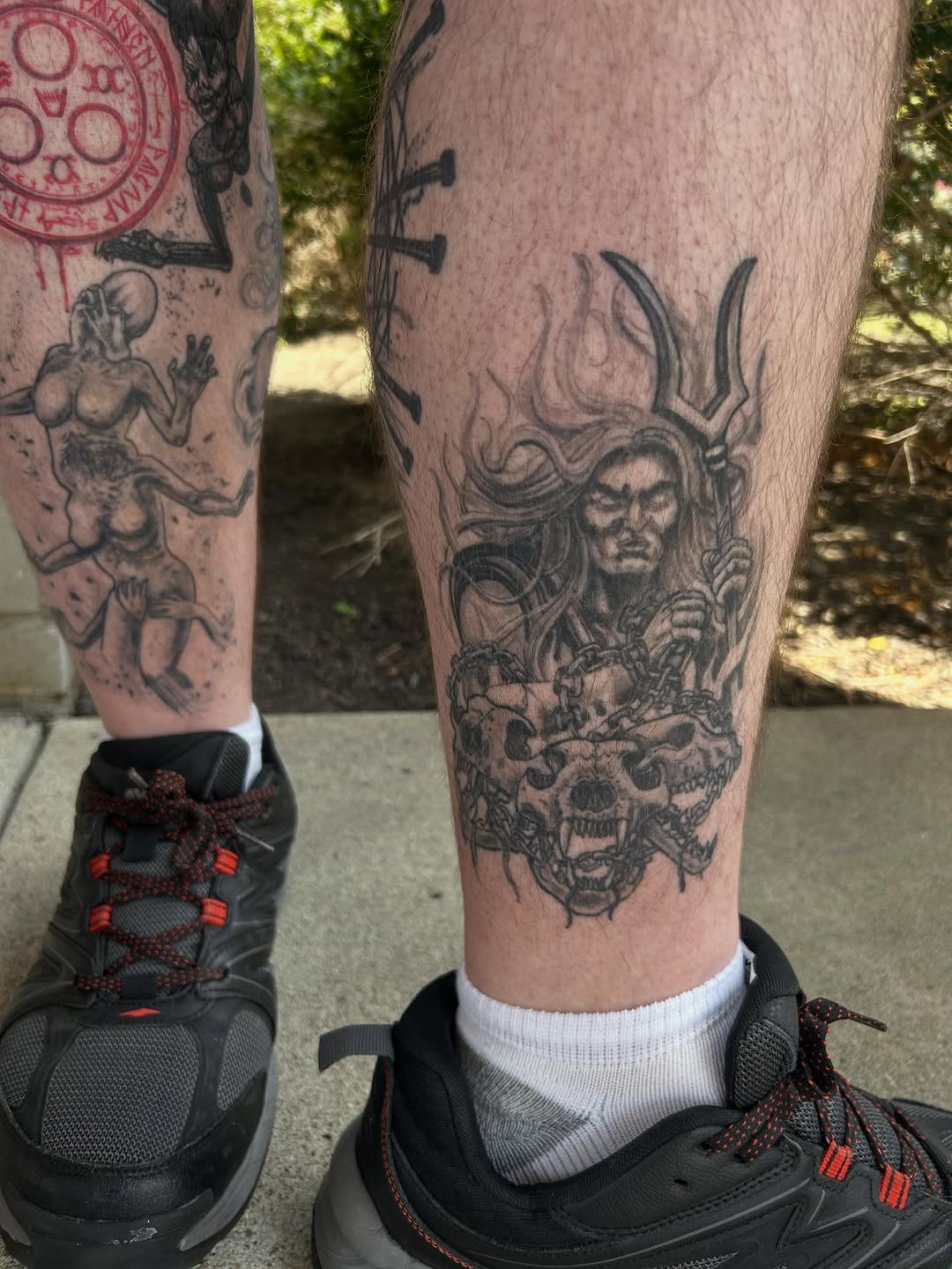 Tattoo by @bhendrixart — black_and_grey, dark_realism
