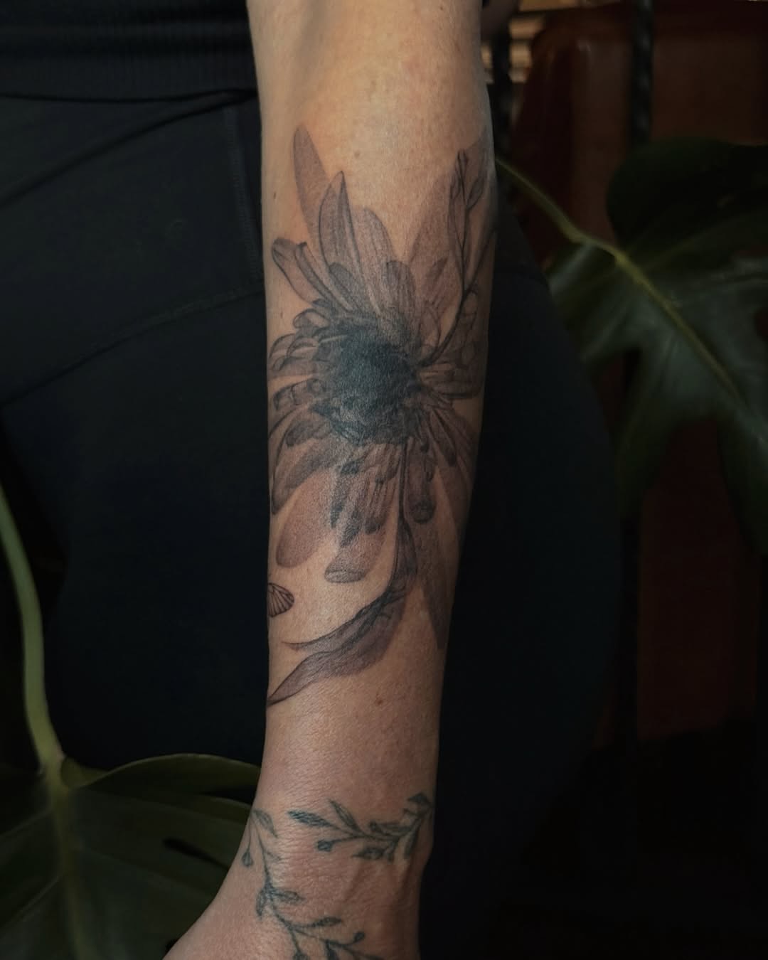 Tattoo by @pakhanova — black_and_grey