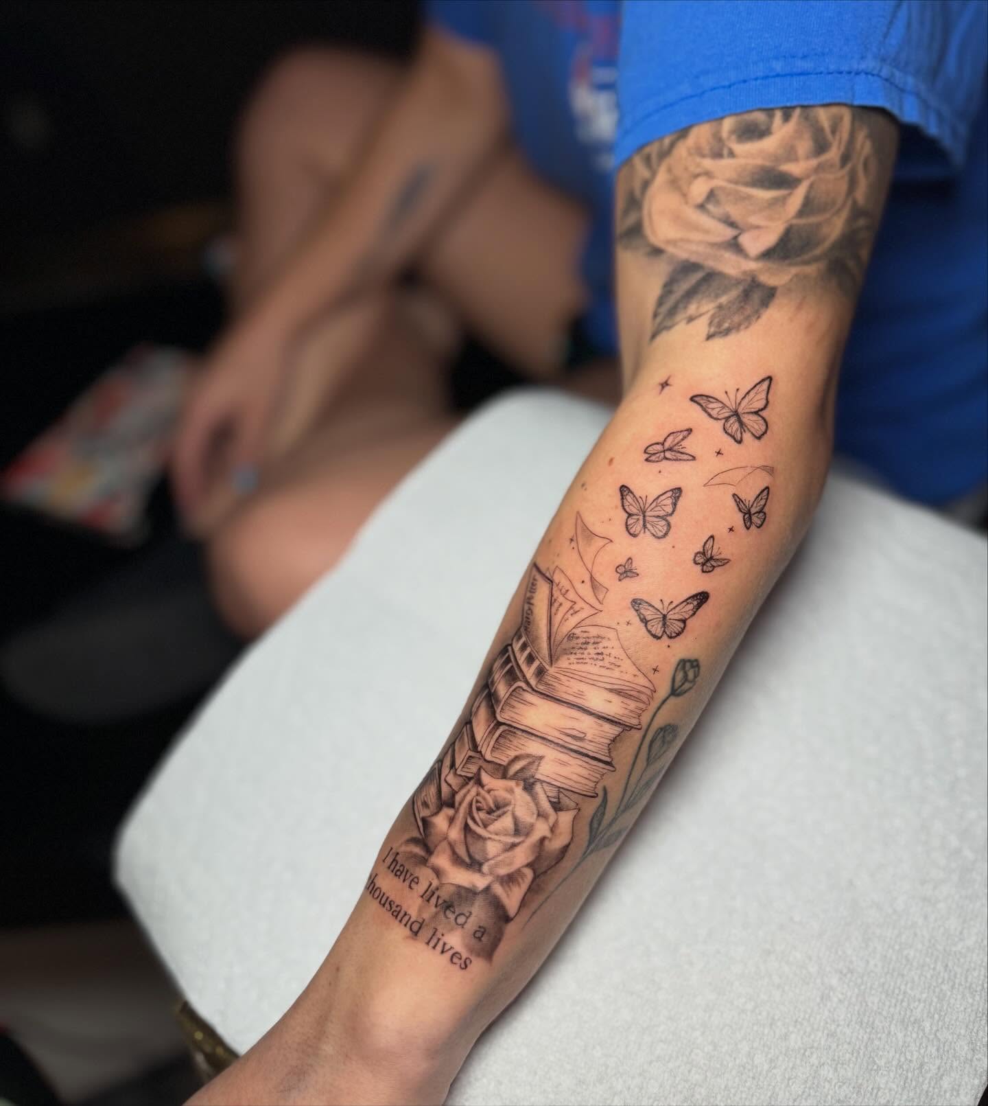 Tattoo by @tiptopartist — black_and_grey, realism