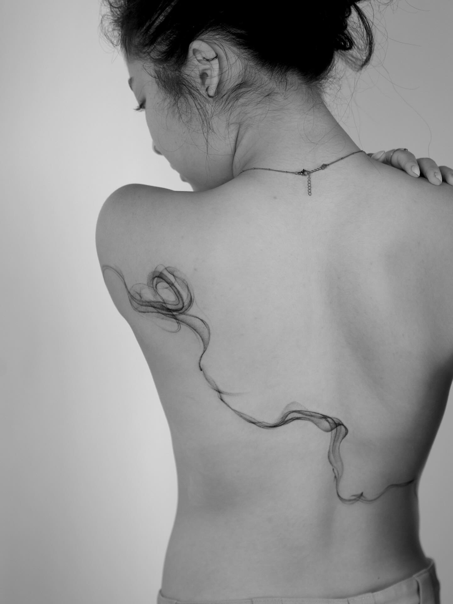 Tattoo by @devamariyaa โ black_and_grey