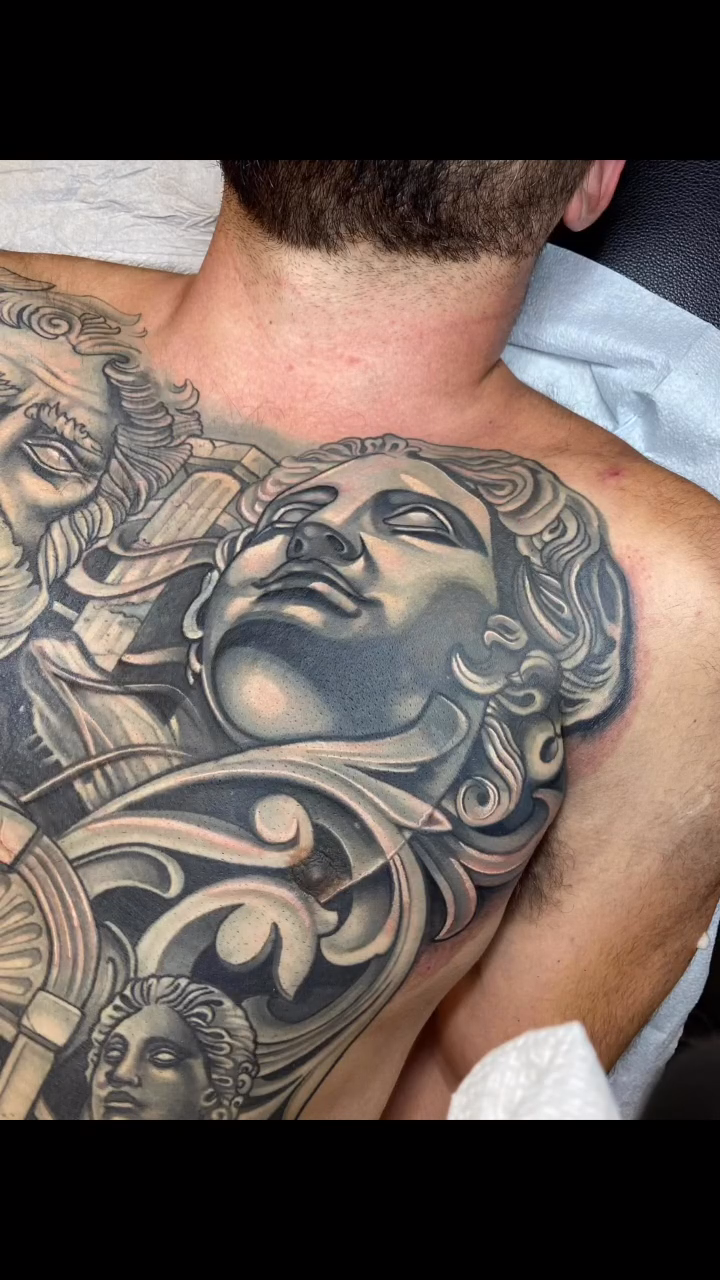 Tattoo by @marshall_sinclair — realism, black_and_grey