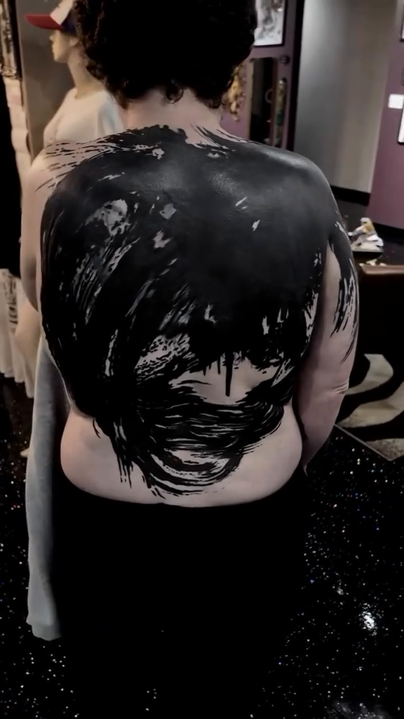 Tattoo by @kylegiffen โ blackwork