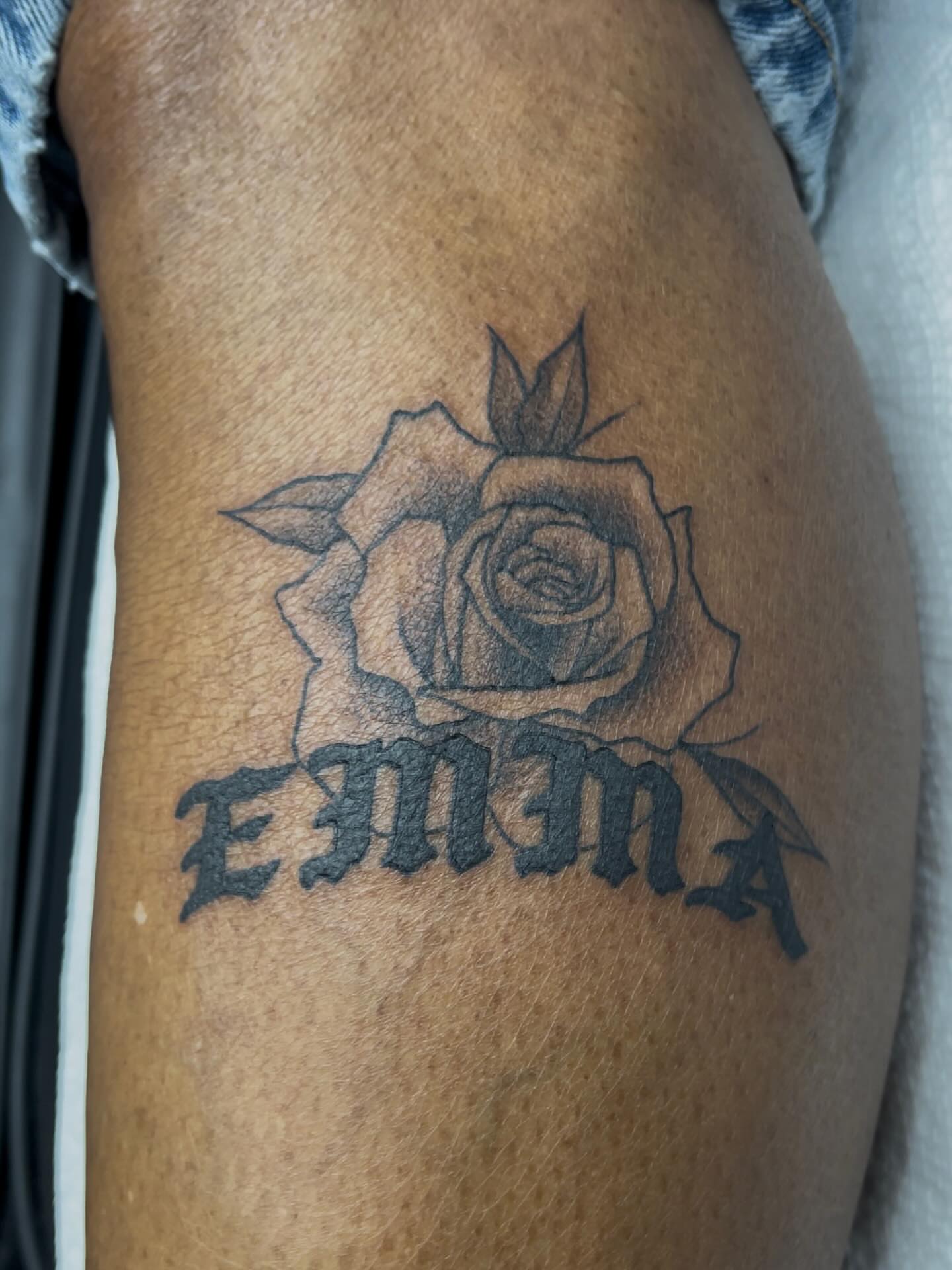 Tattoo by @brandonhtattoo — black_and_grey
