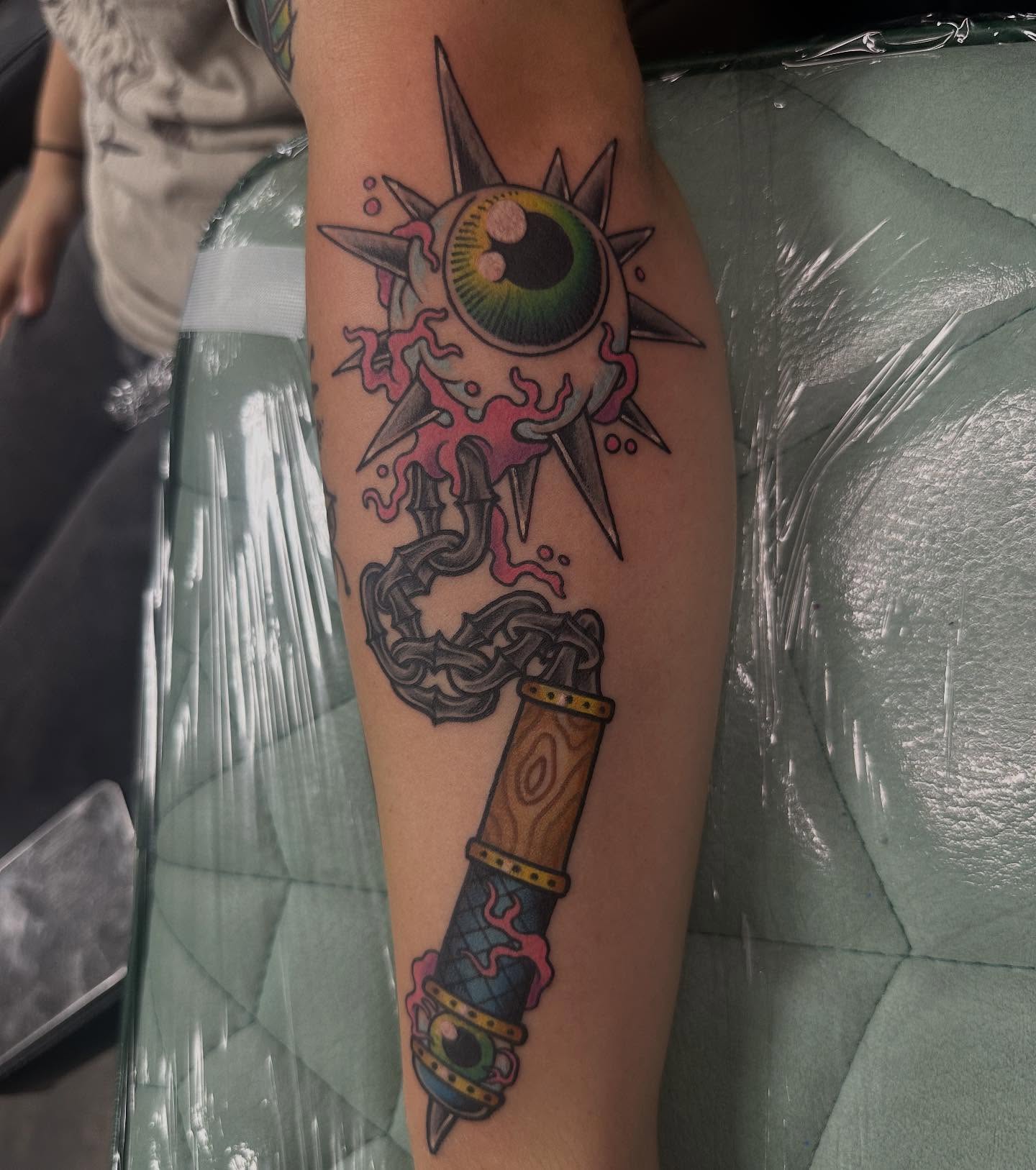 Tattoo by @sammystormtattoo — neo_traditional, surrealism