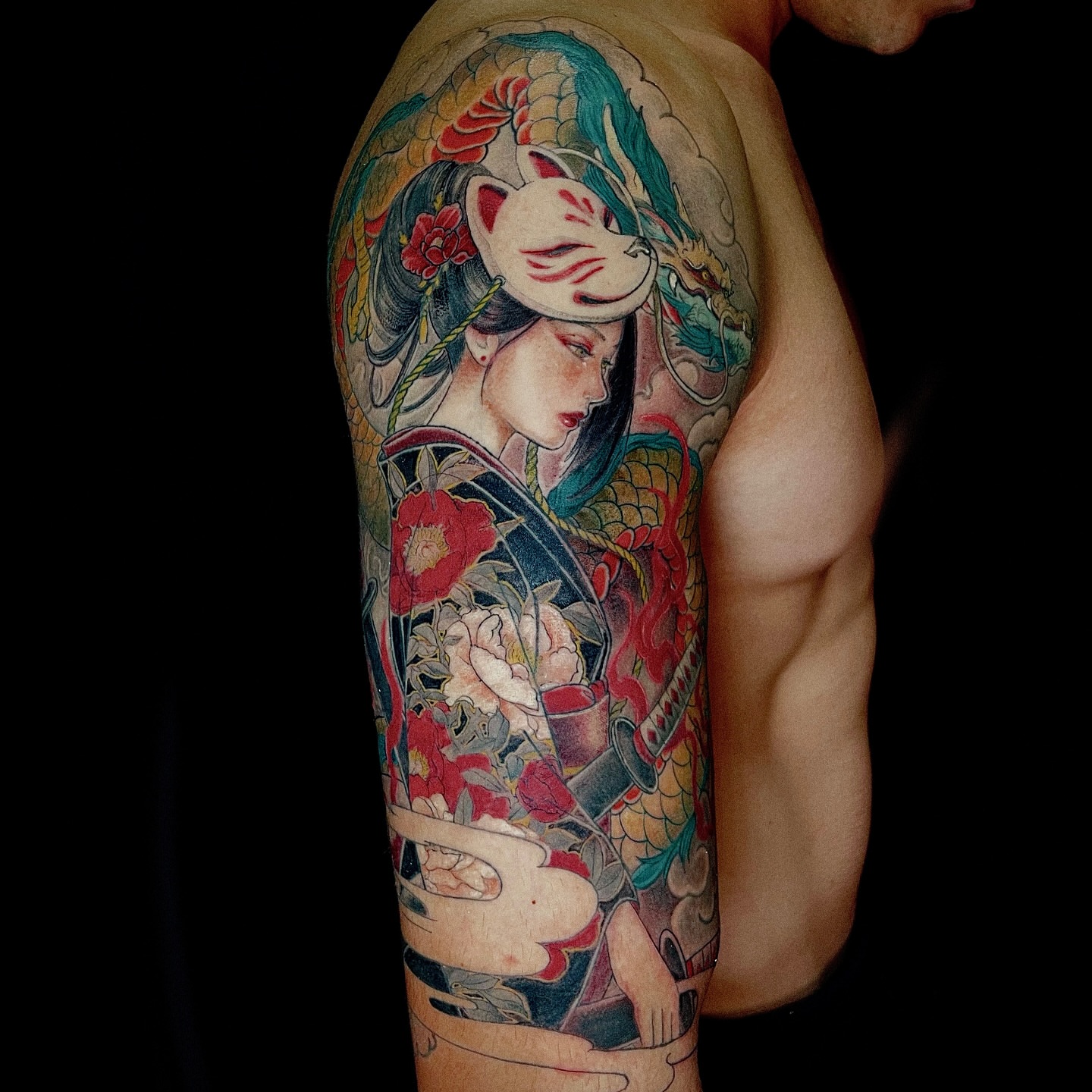 Tattoo by @migeon_tattoo — japanese_irezumi, realism