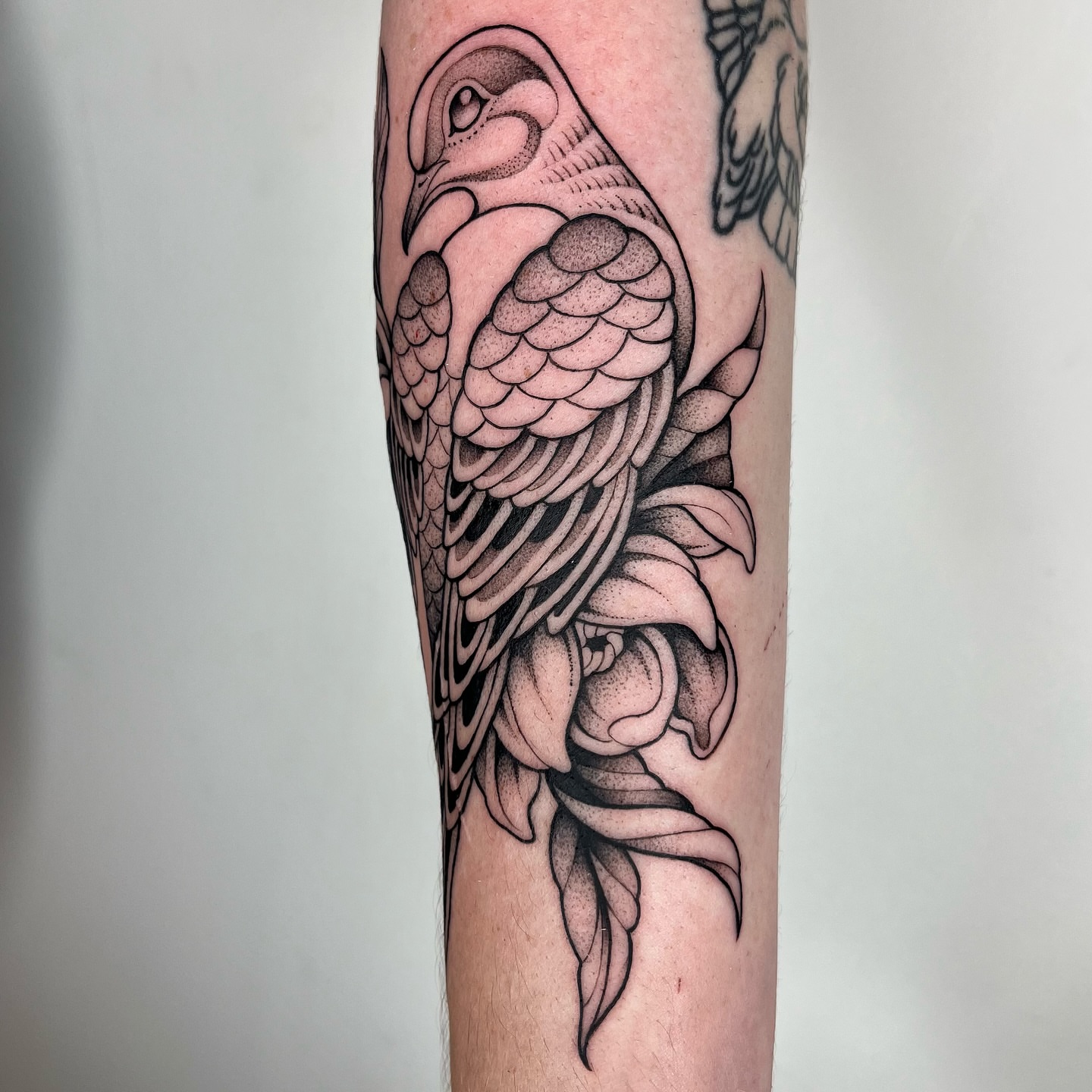 Tattoo by @carlavtattoos β black_and_grey