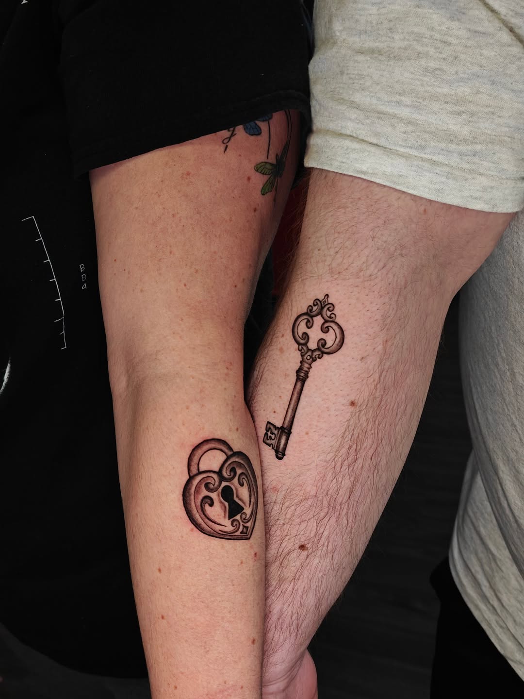 Tattoo by @creepybeazily — black_and_grey, ornamental