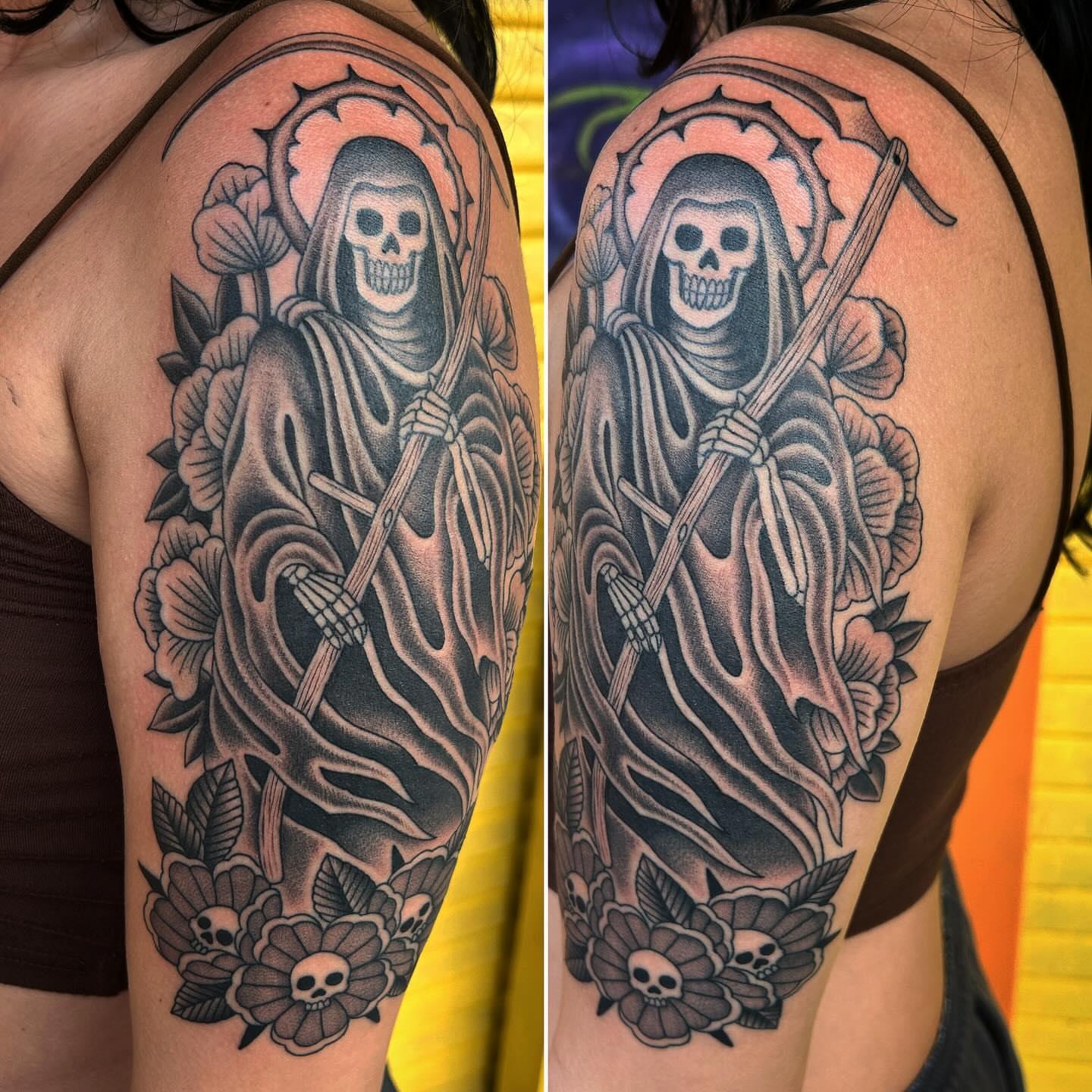 Tattoo by @lastblakeonearth — american_traditional, black_and_grey