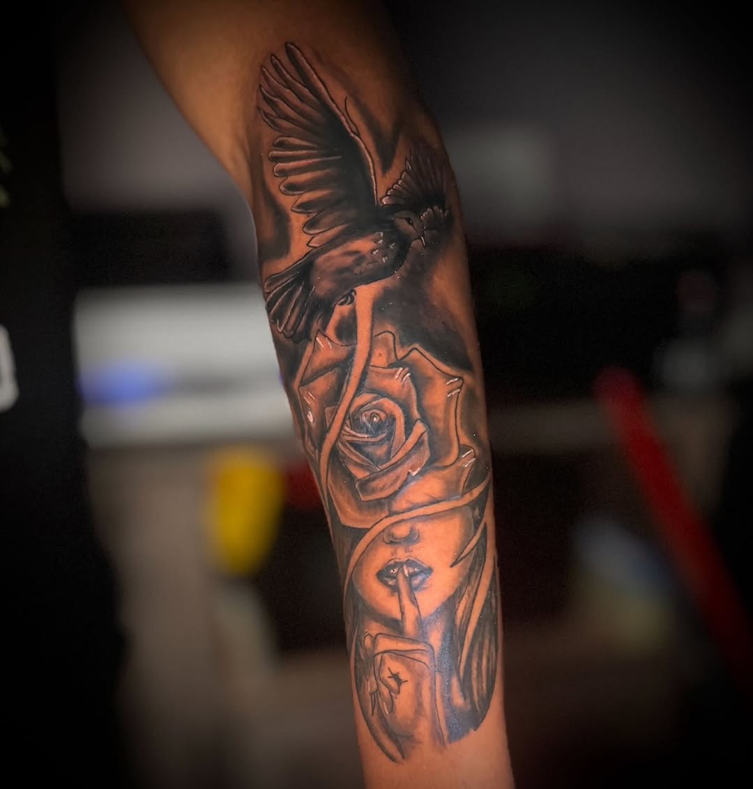 Tattoo by @tattoozbyjay — realism, black_and_grey