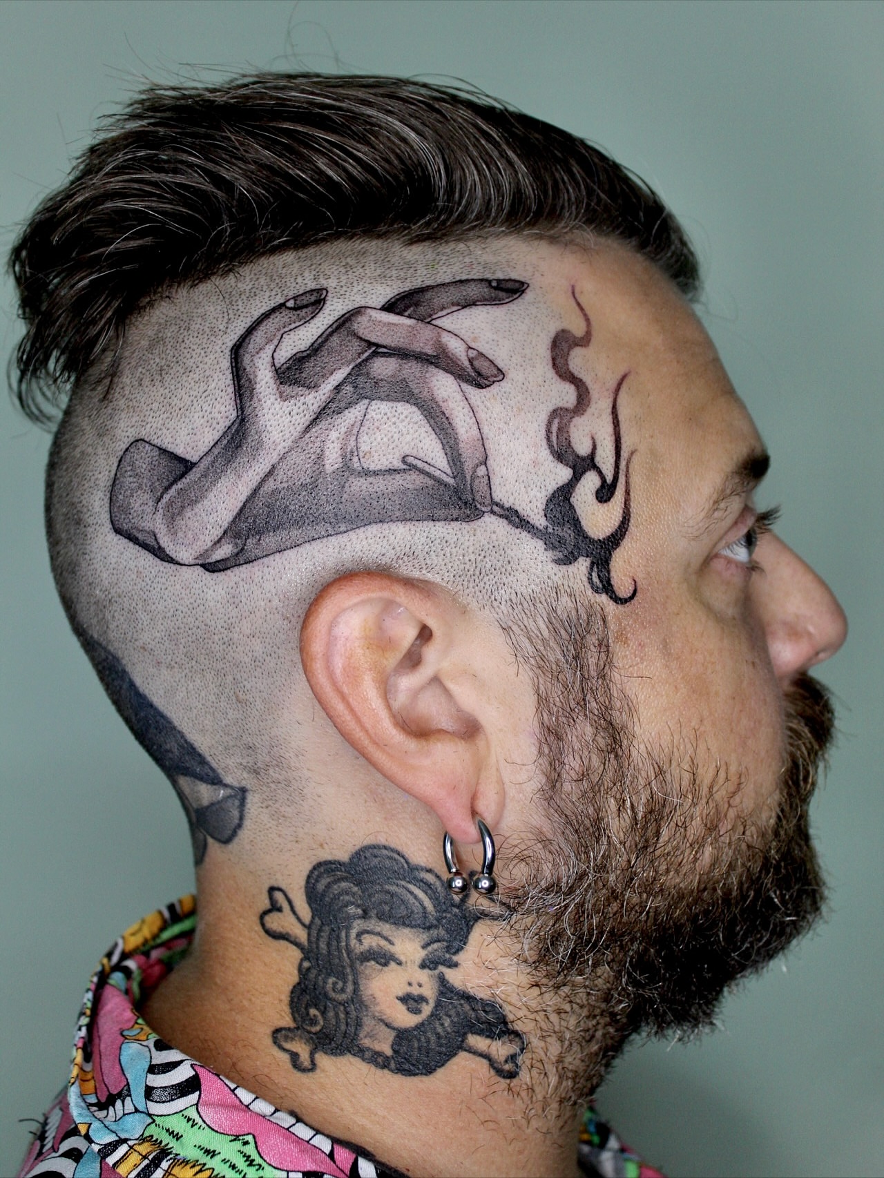 Tattoo by @jesskuesperttattoo β black_and_grey