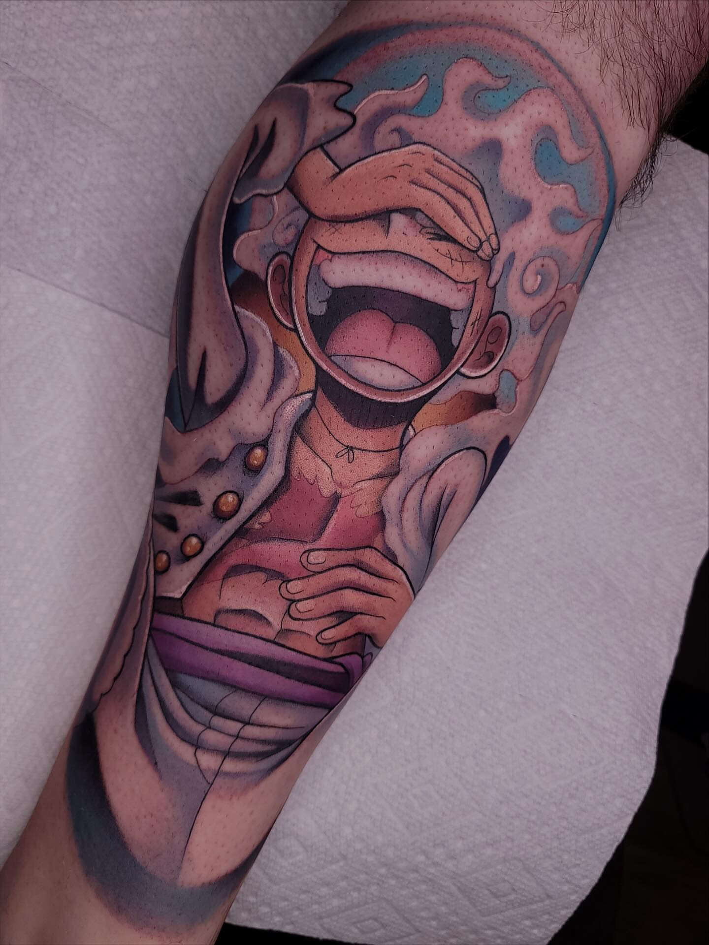 Tattoo by @scarpo — anime