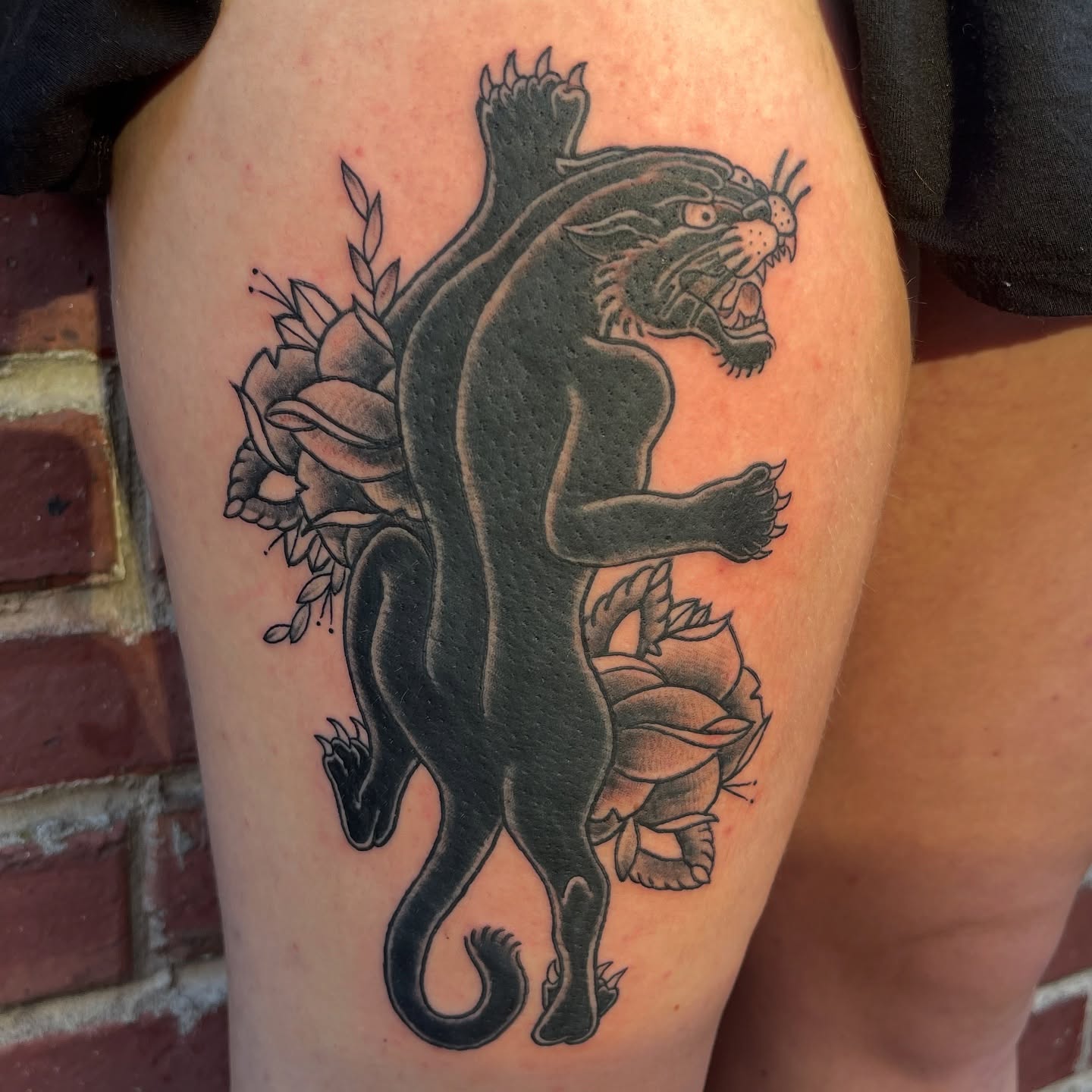 Tattoo by @corylarge — american_traditional, black_and_grey