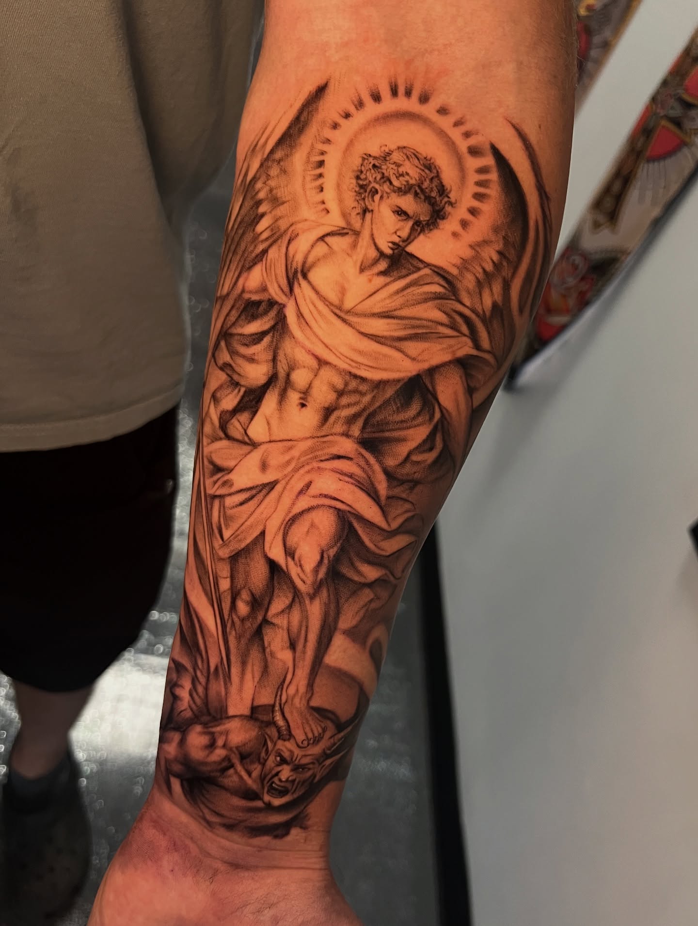 Tattoo by @tatsbysass — realism, black_and_grey