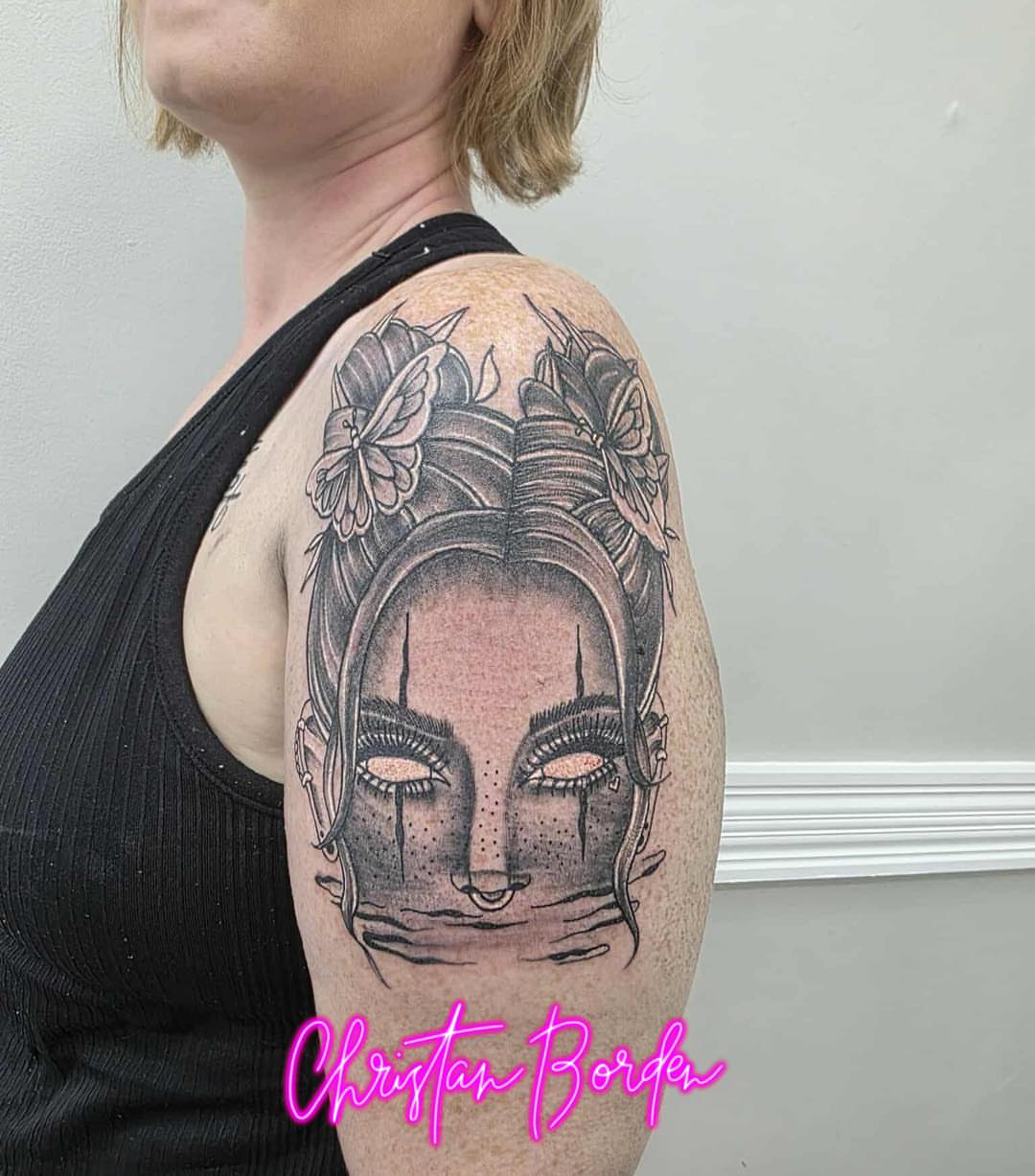 Tattoo by @tattoosbychristan — dotwork, realism