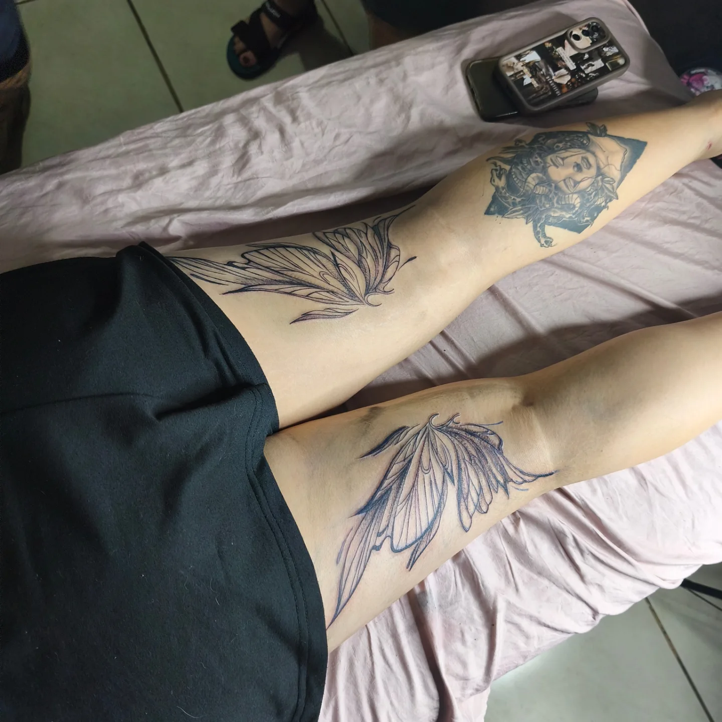 Tattoo by @mello_blue_tatto0 β black_and_grey