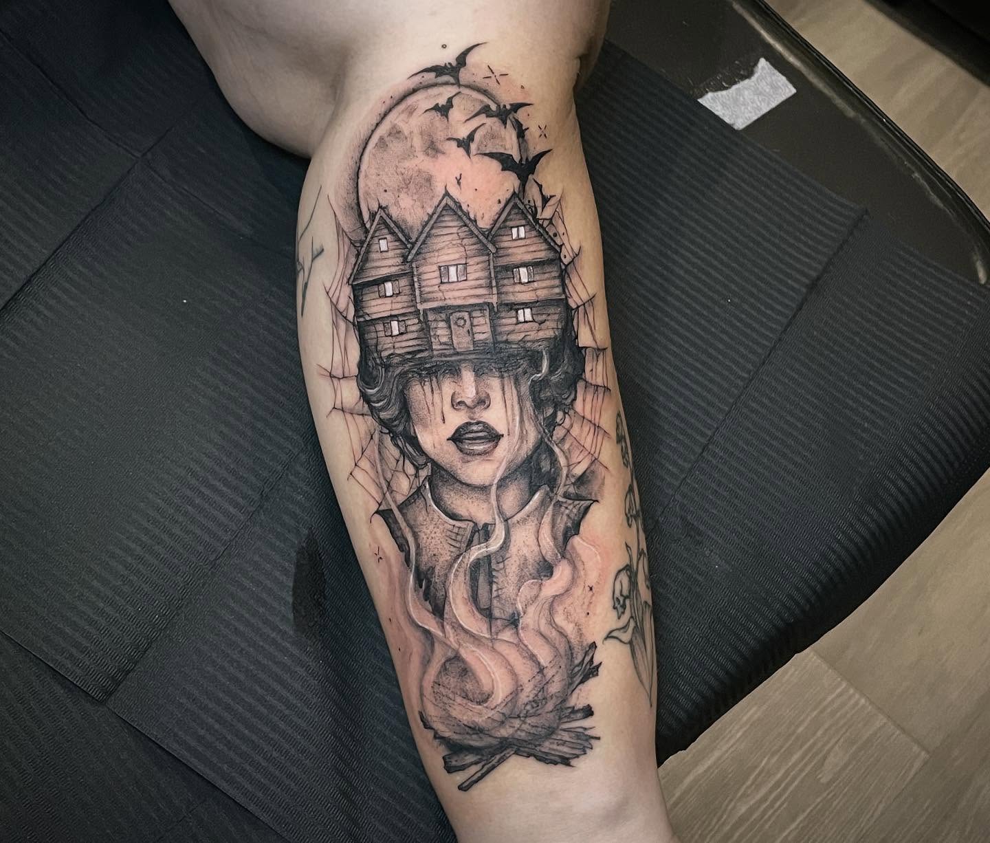 Tattoo by @jean13.tattoo — black_and_grey, realism