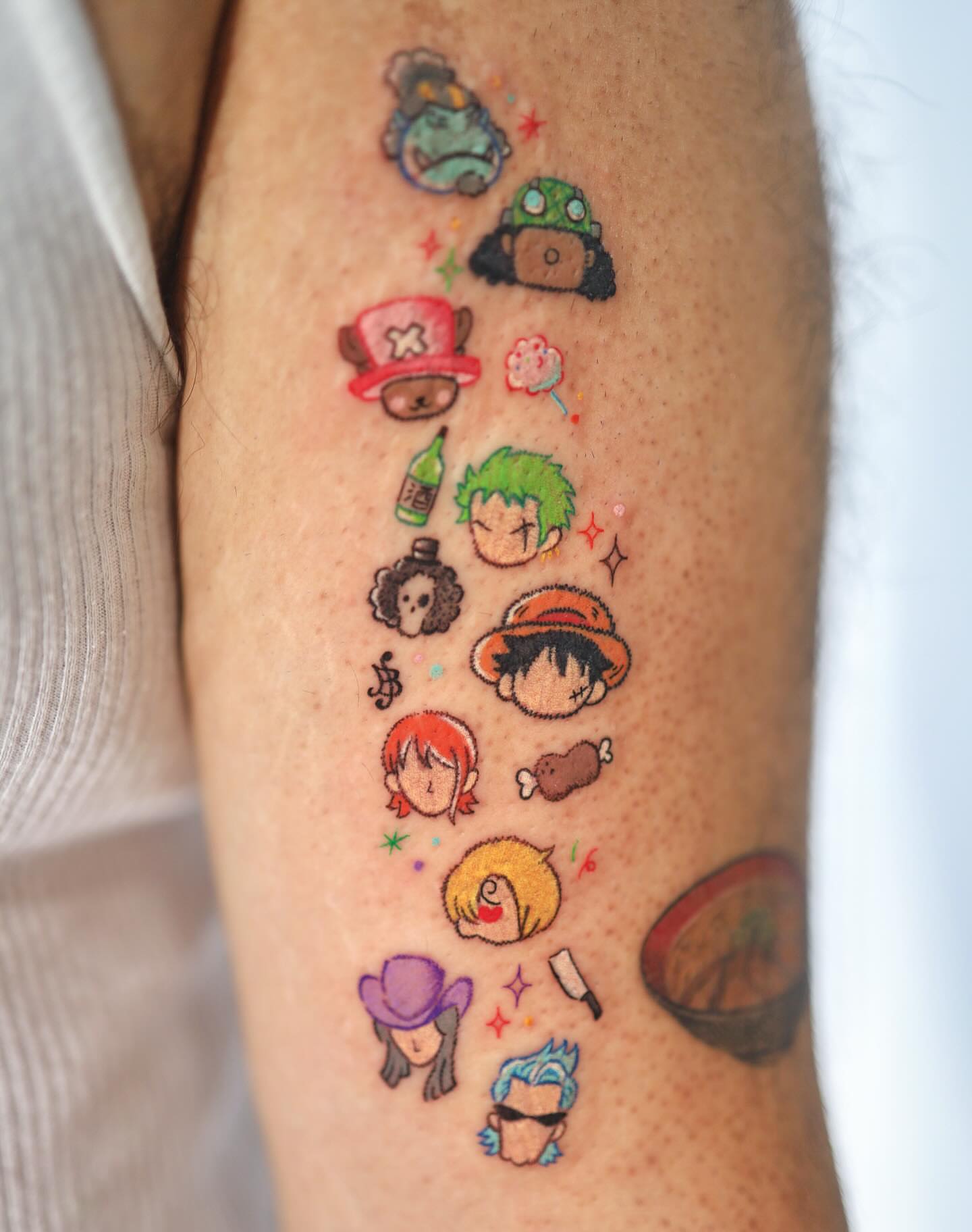 Tattoo by @kettle_tats โ anime