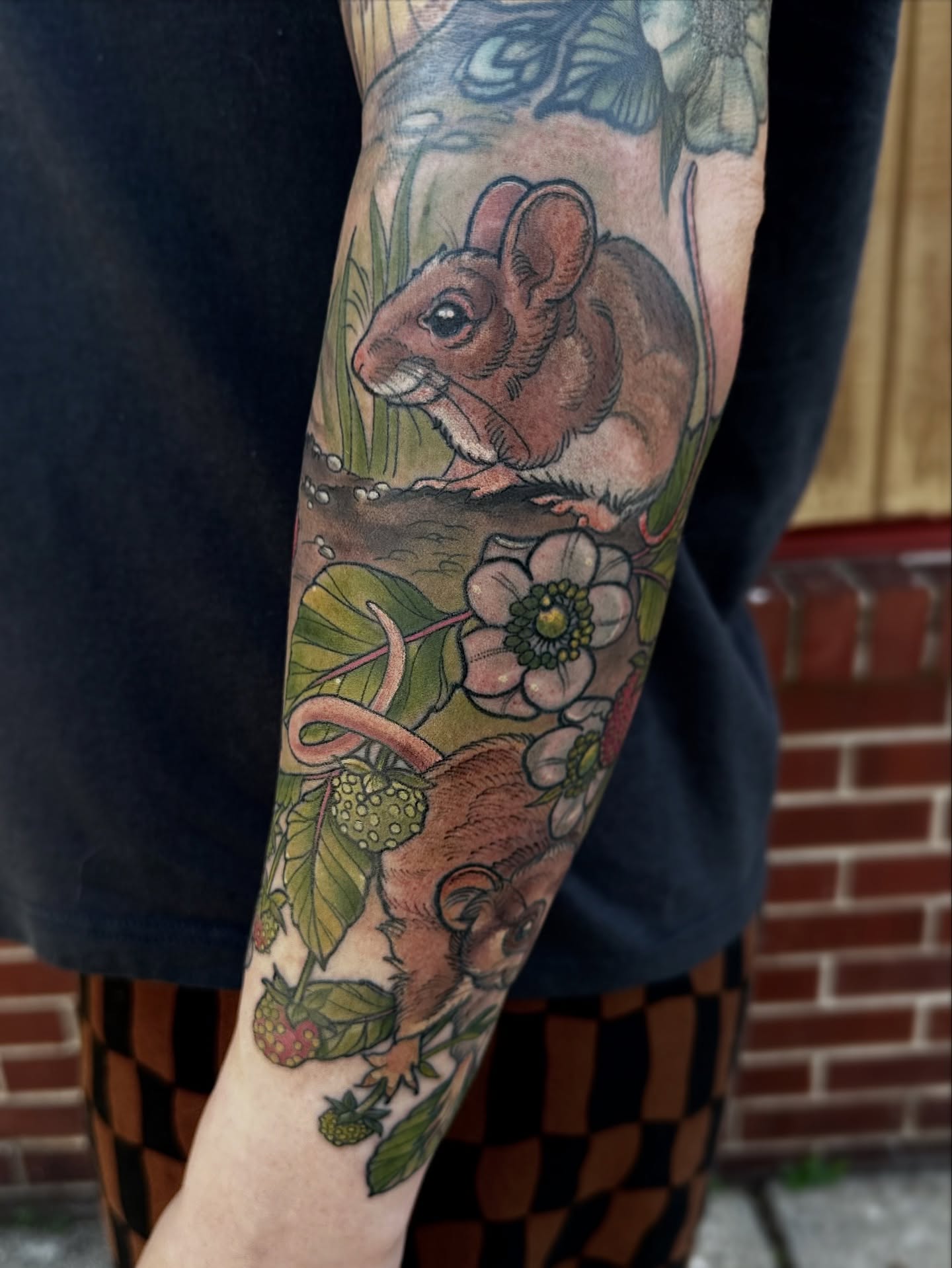 Tattoo by @aprilnicoletattoos — realism, dotwork
