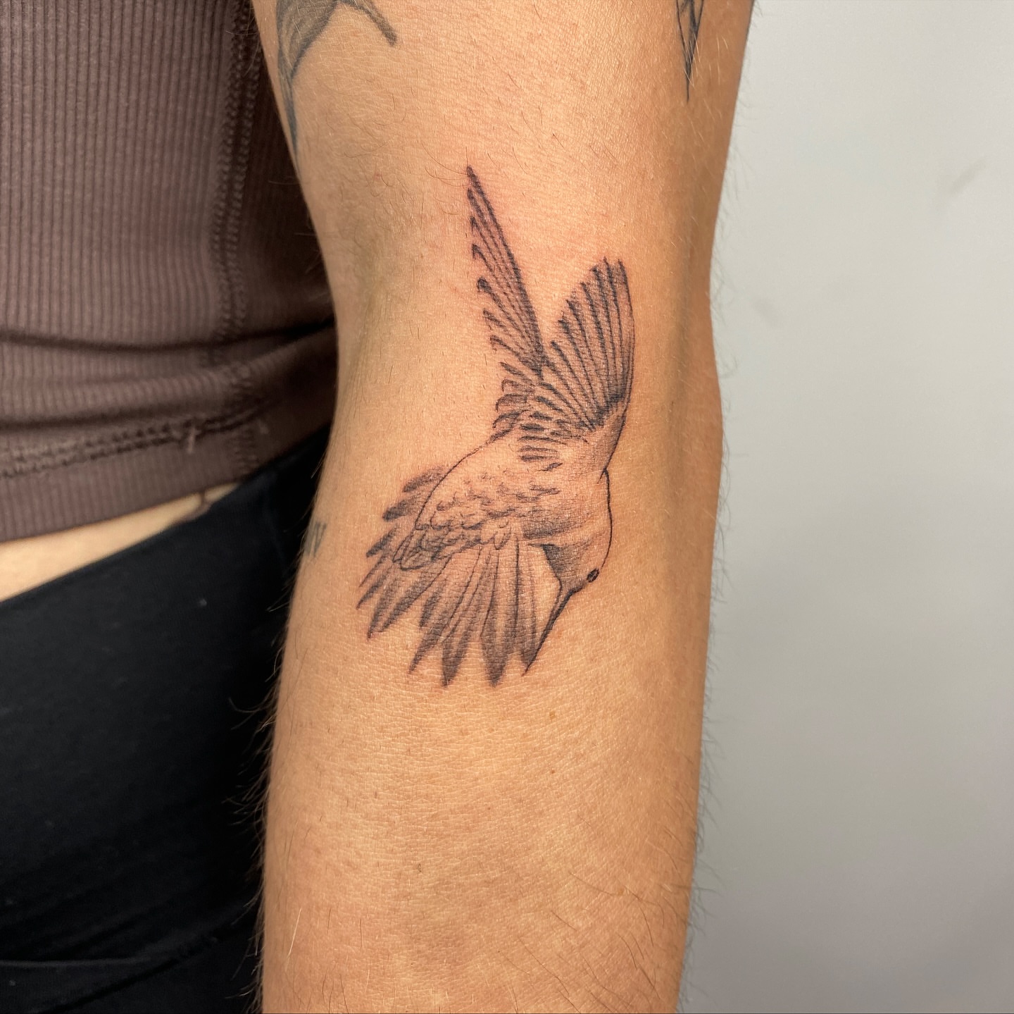 Tattoo by @krookedtattoos — black_and_grey