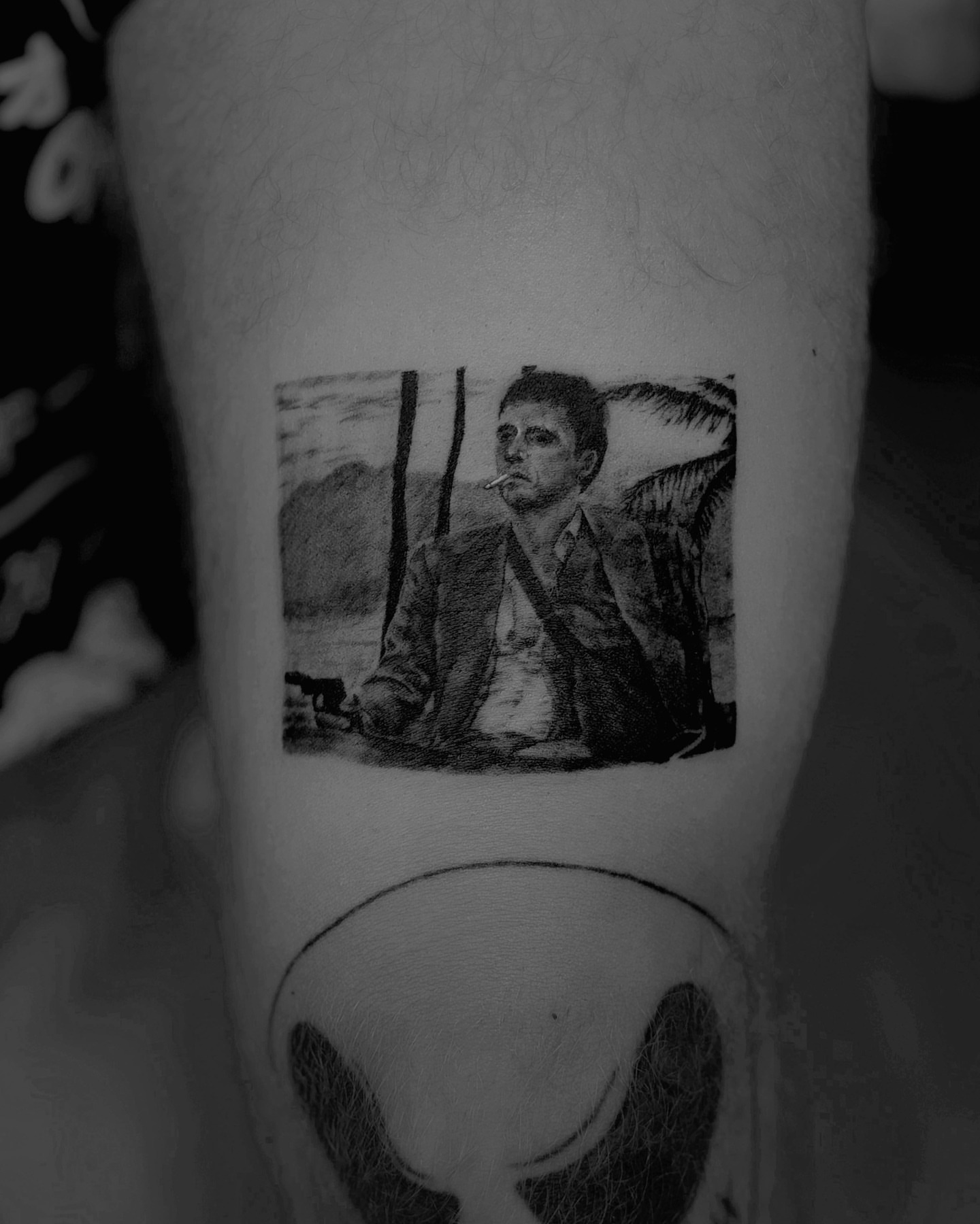 Tattoo by @dasom_real — black_and_grey