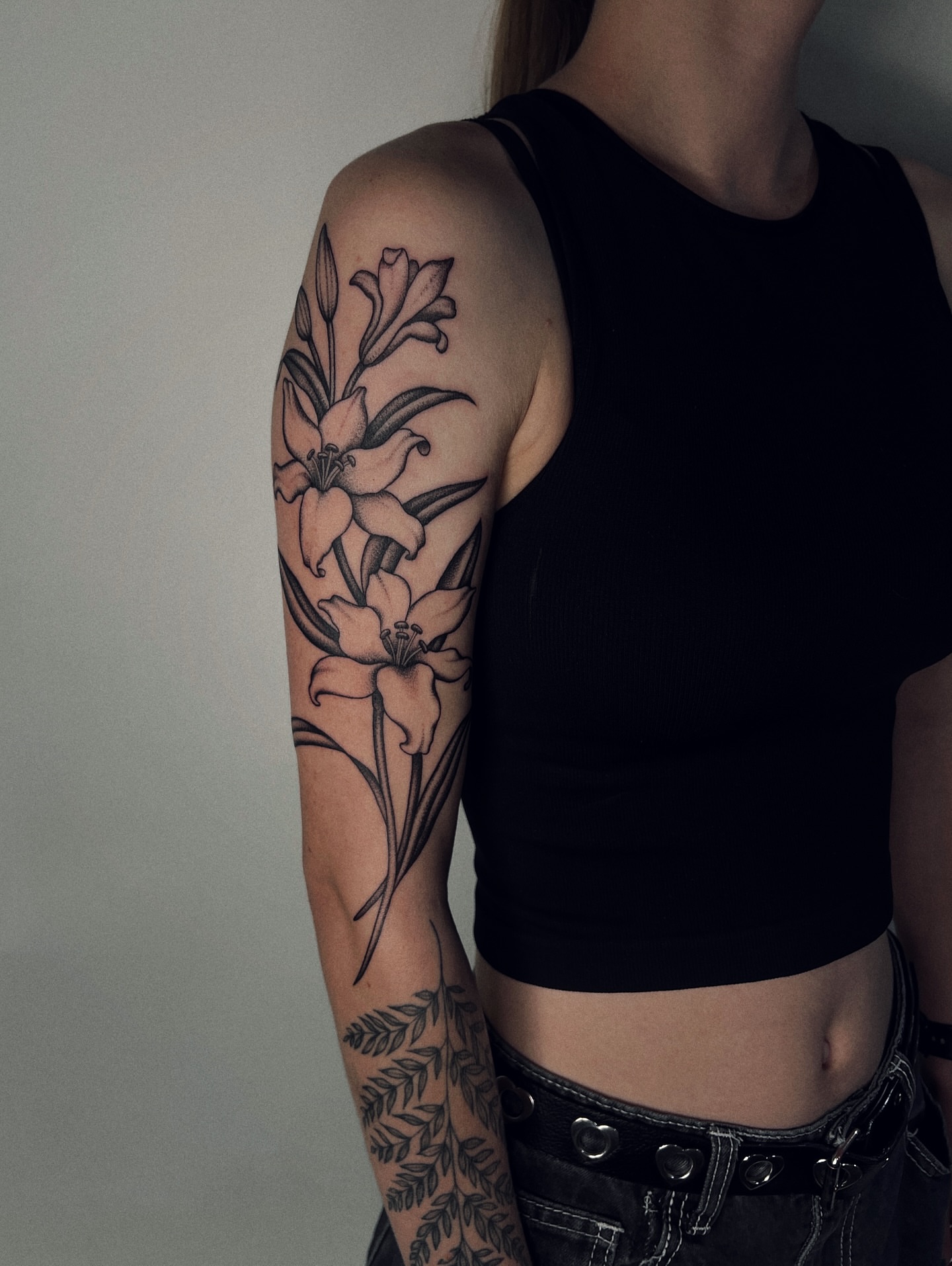 Tattoo by @rebecca_febo — black_and_grey