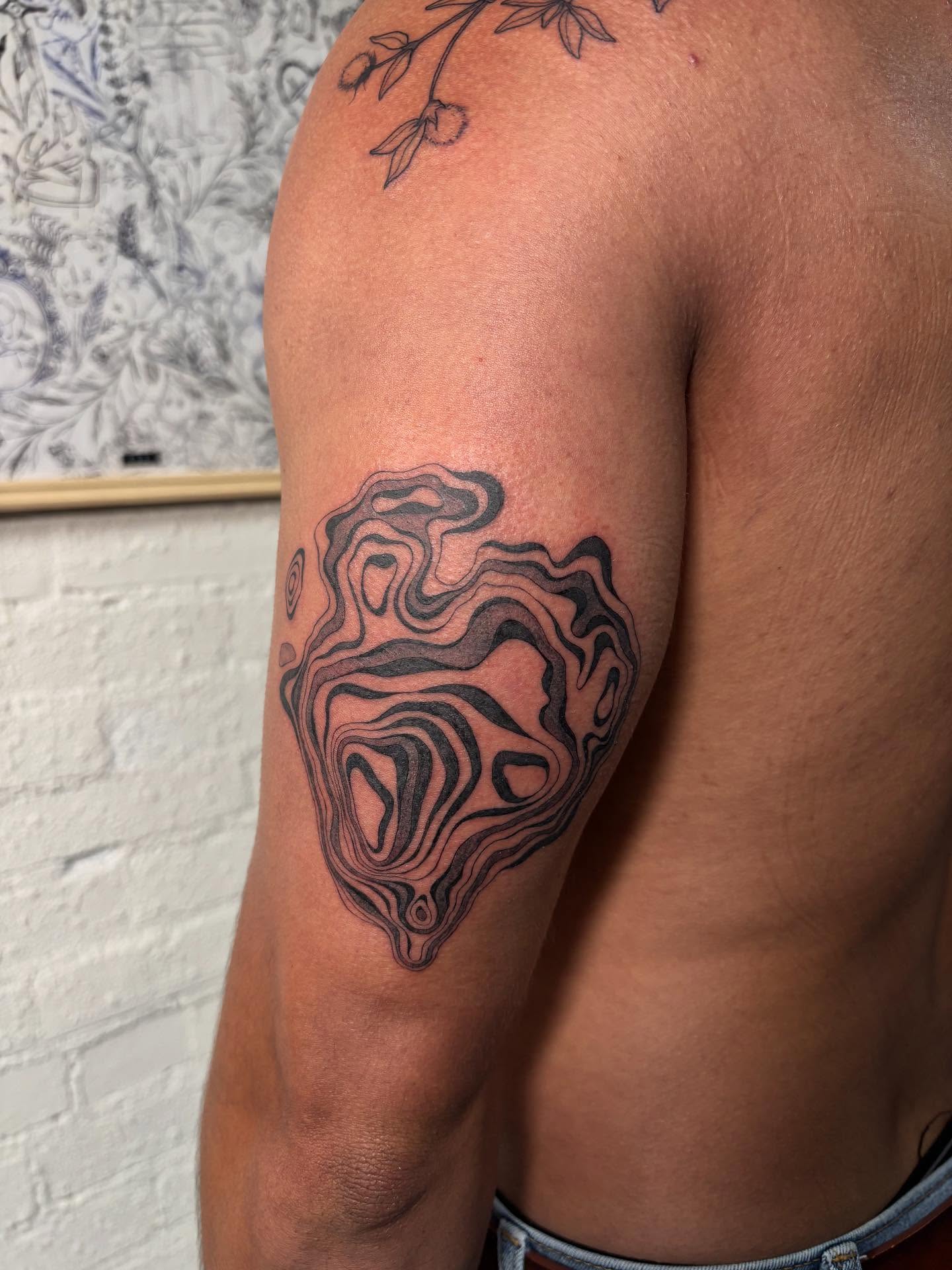 Tattoo by @marissawhitaker_ — black_and_grey