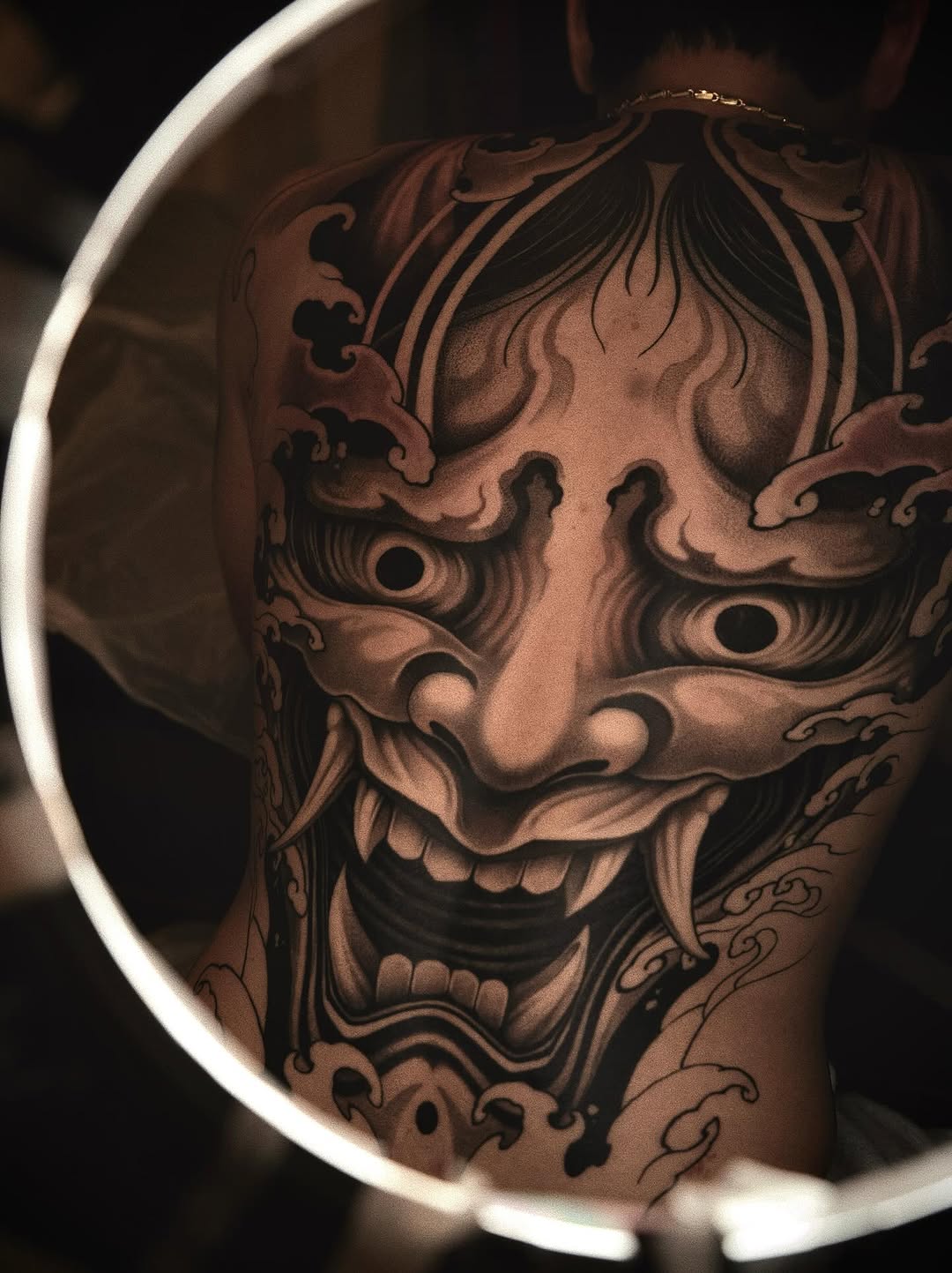 Tattoo by @blxcoxttt — japanese_irezumi, black_and_grey