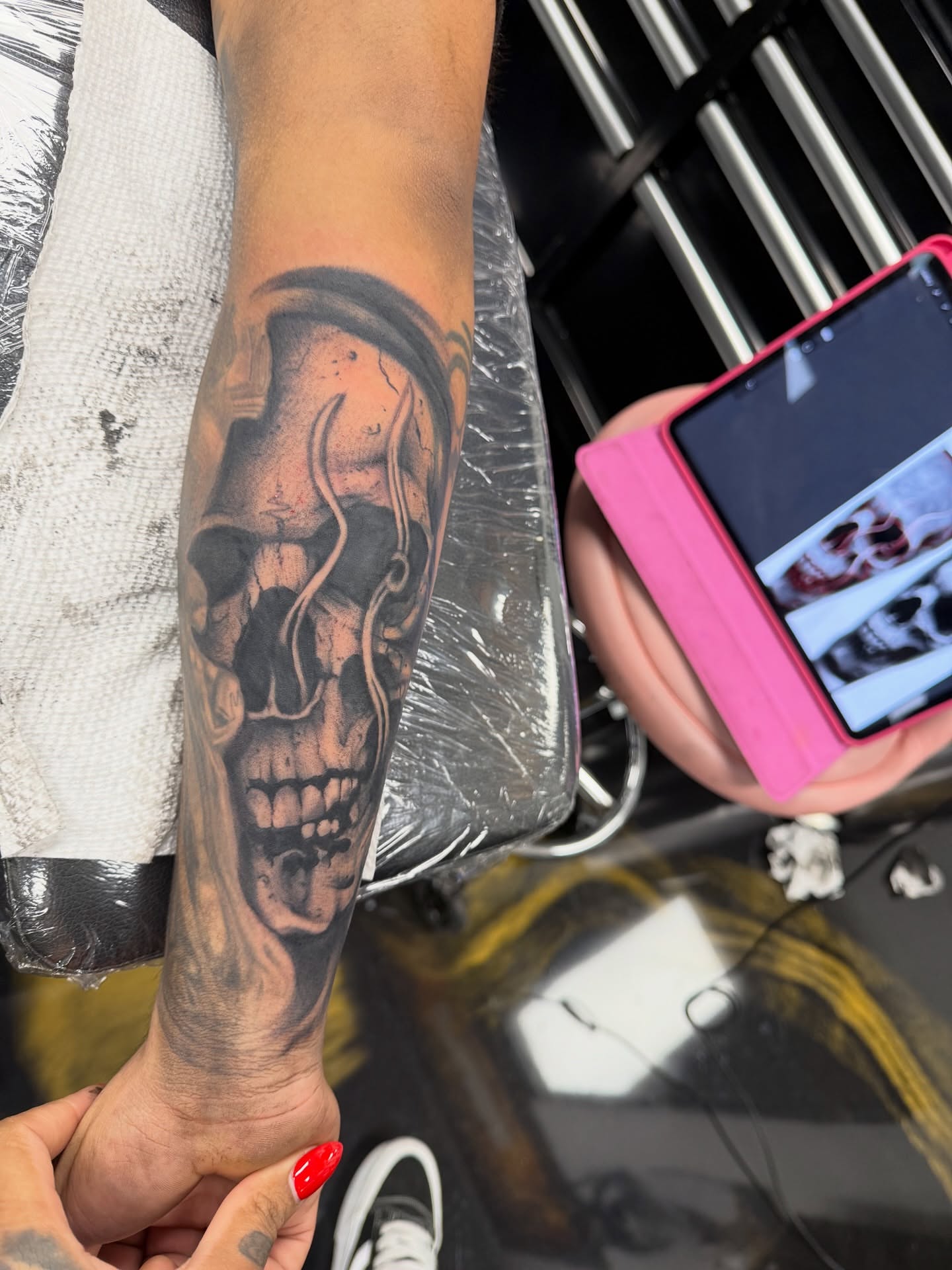 Tattoo by @aminatattooyou โ realism, dark_realism