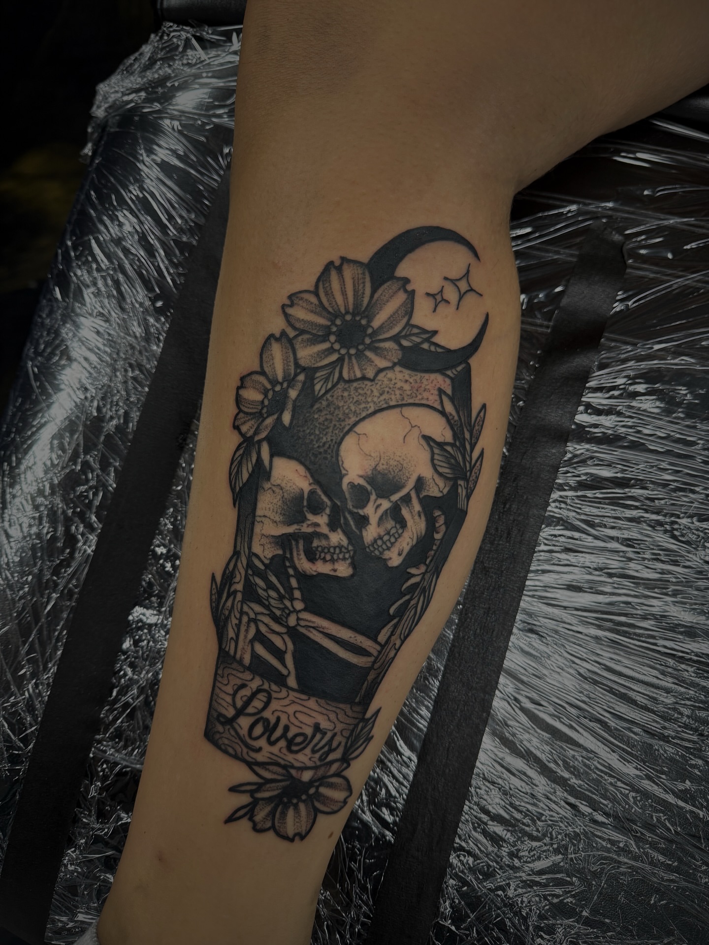 Tattoo by @aminatattooyou โ black_and_grey, dark_realism