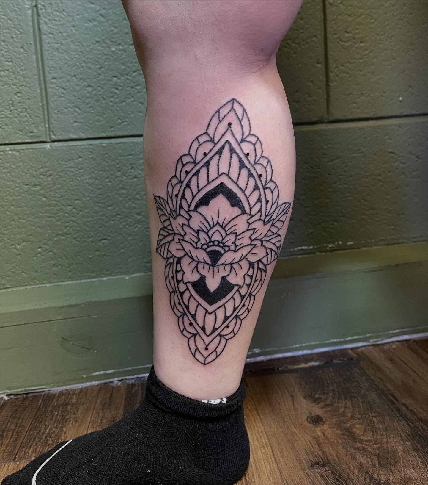 Tattoo by @permanent_pokes_ — black_and_grey